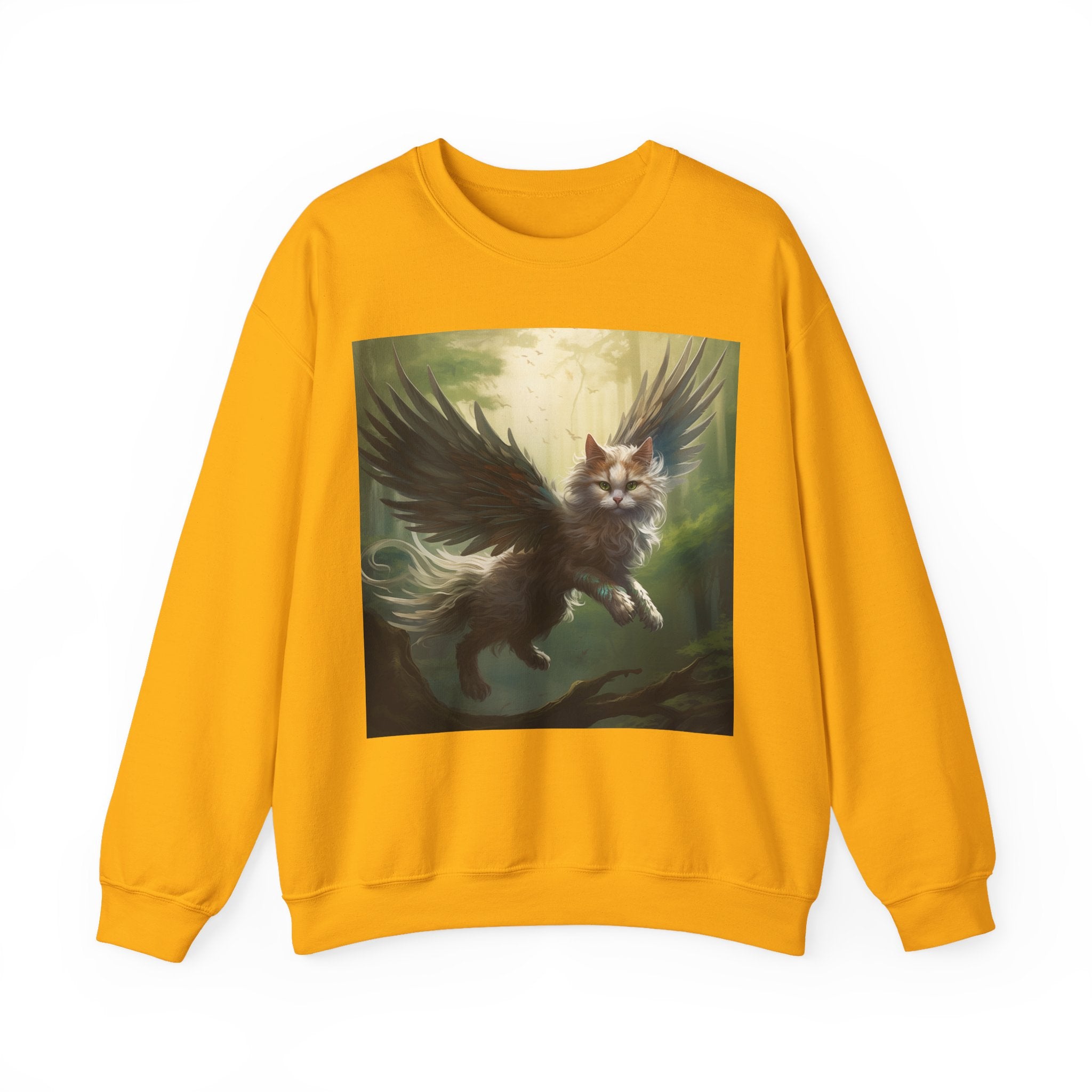 Fantasy Cat Unisex Heavy Blend Crewneck Sweatshirt