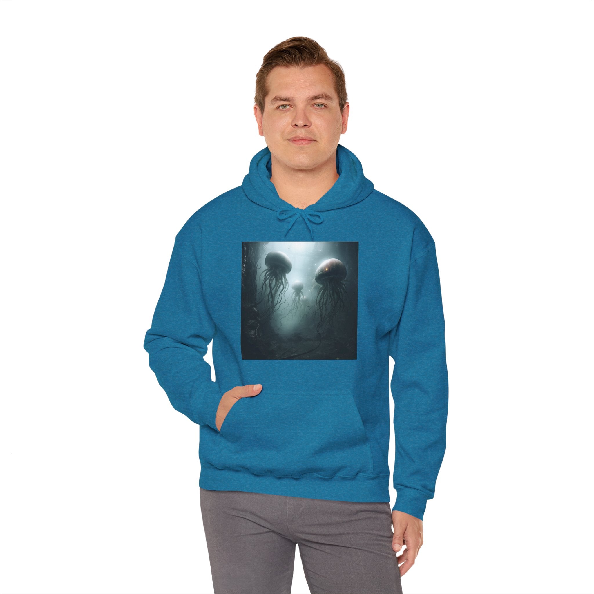 Alien Jellyfish Unisex Heavy Blend Hooded Sweatshirt