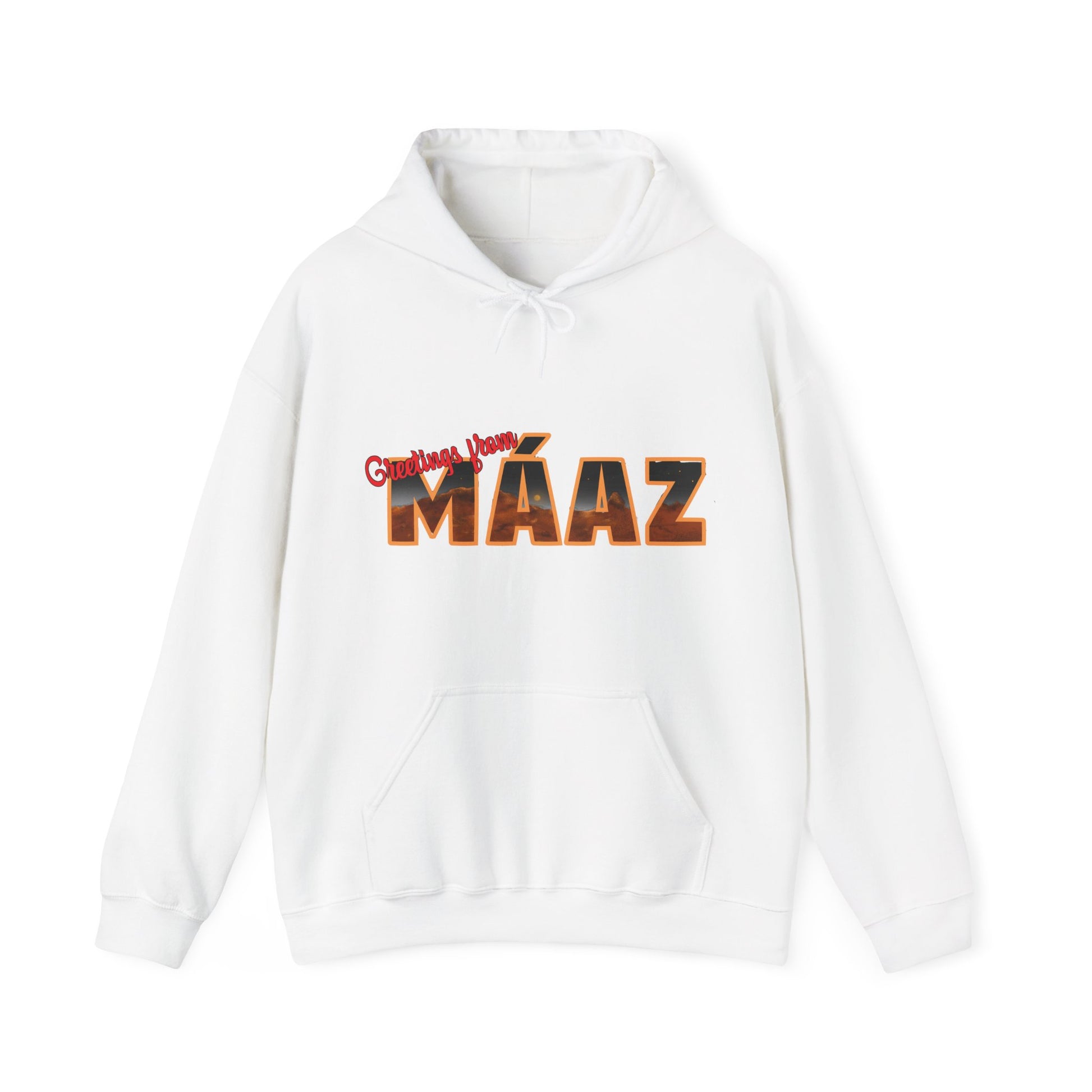 Greetings from Máaz Martians Unisex Heavy Blend Hooded Sweatshirt