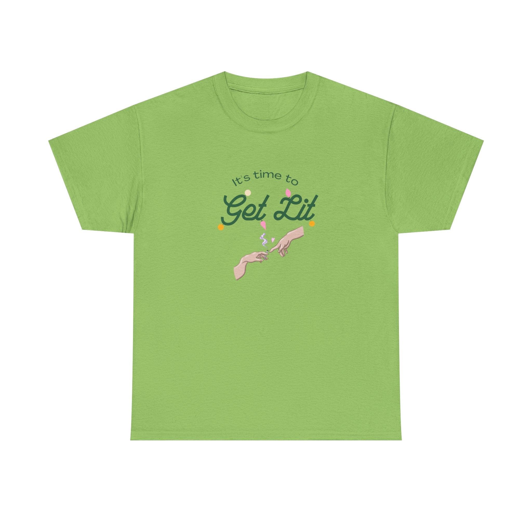 Get Lit Holiday Unisex Heavy Cotton Tee