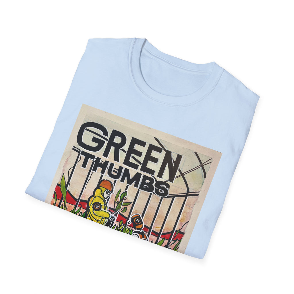 Martian Green Thumbs Unisex Softstyle T-Shirt