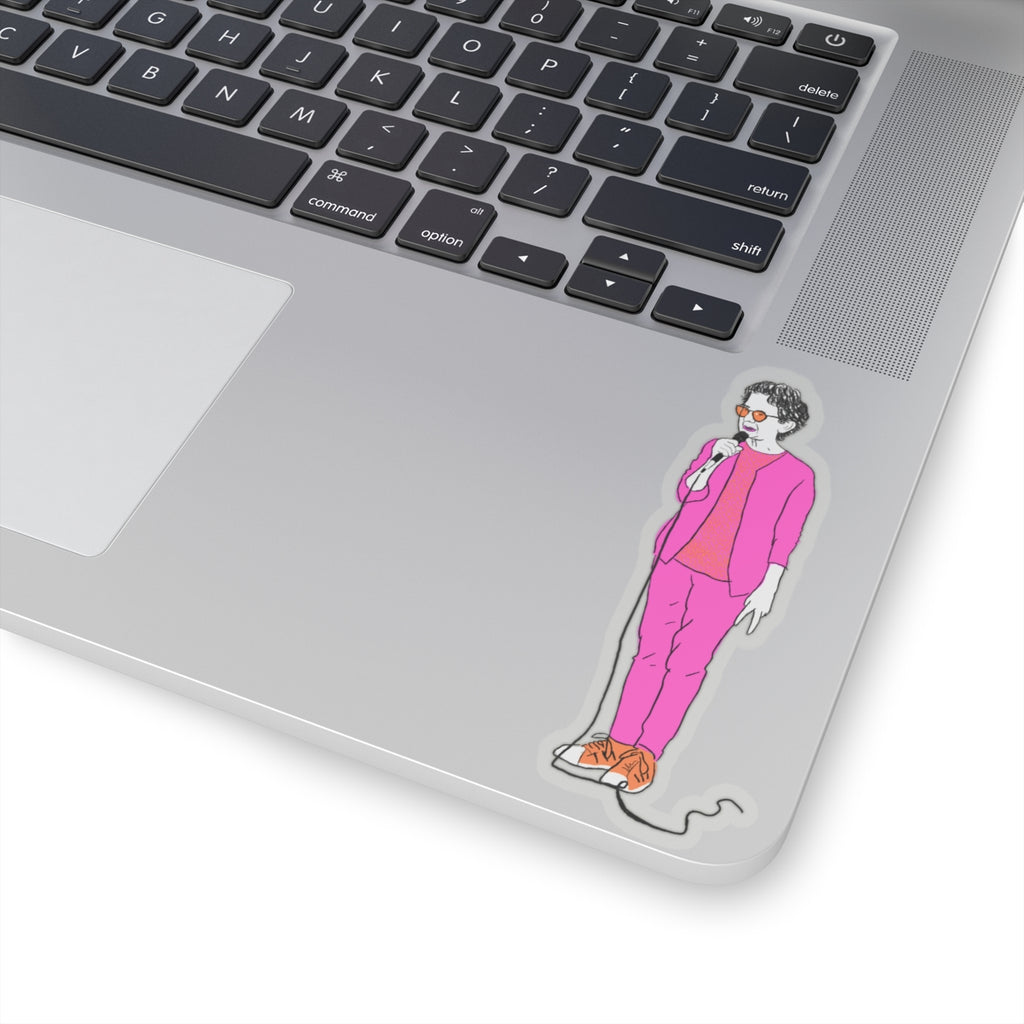 Draw and Guffaw Loren K Little Old Lesbian Kiss-Cut Stickers