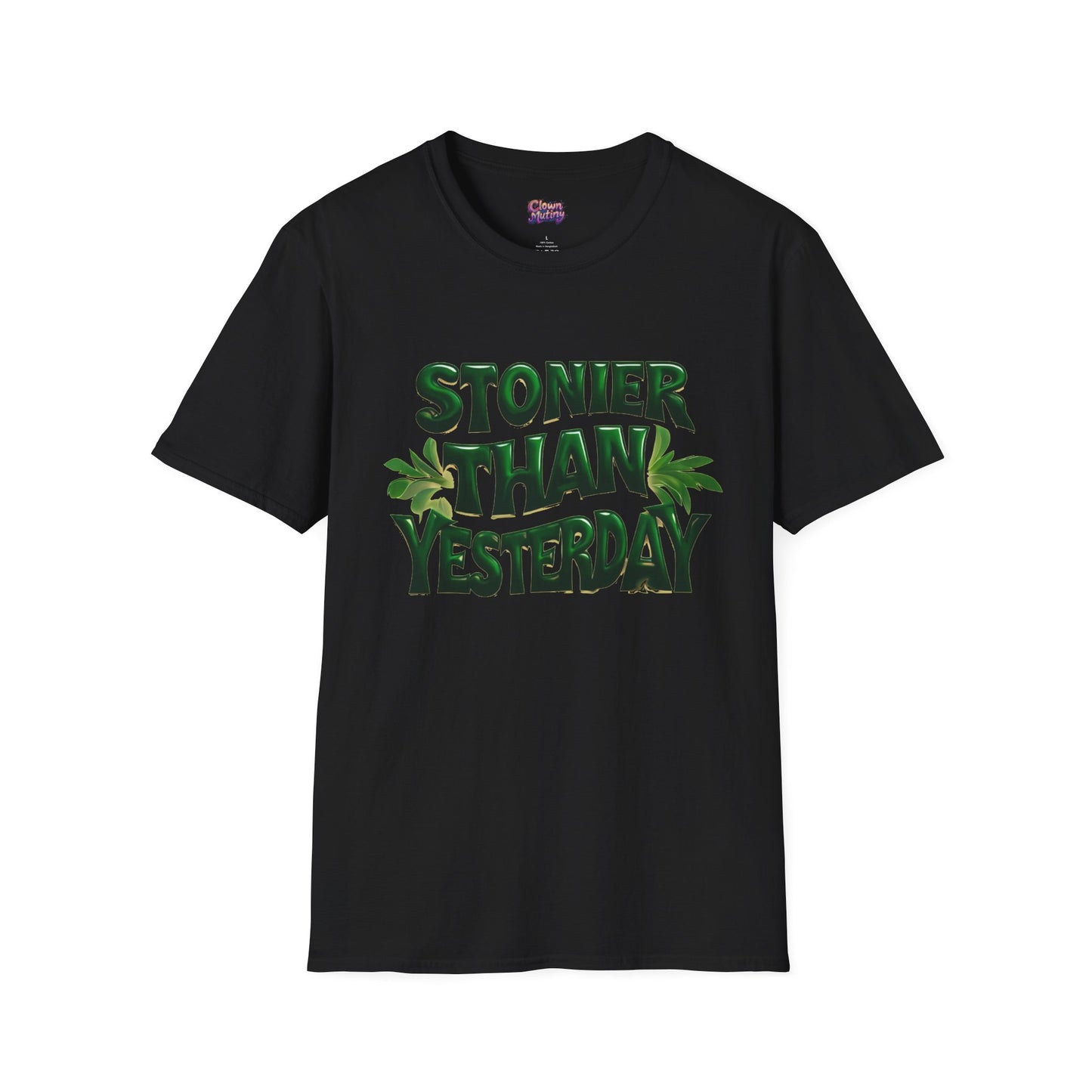 Stoner Vibes Unisex Softstyle T-Shirt - 'Stoner Than Yesterday' Graphic Tee