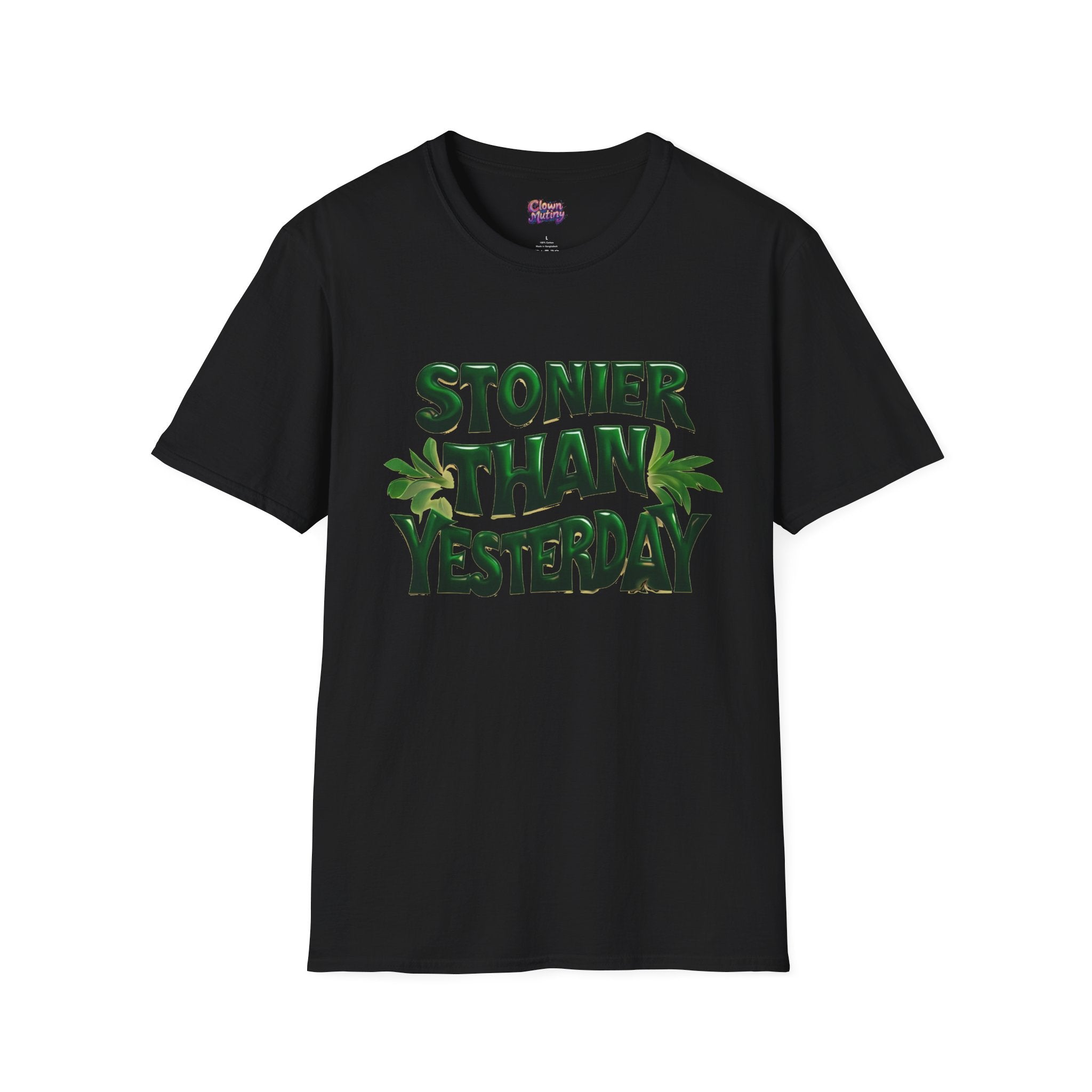 Stoner Vibes Unisex Softstyle T-Shirt - 'Stoner Than Yesterday' Graphic Tee