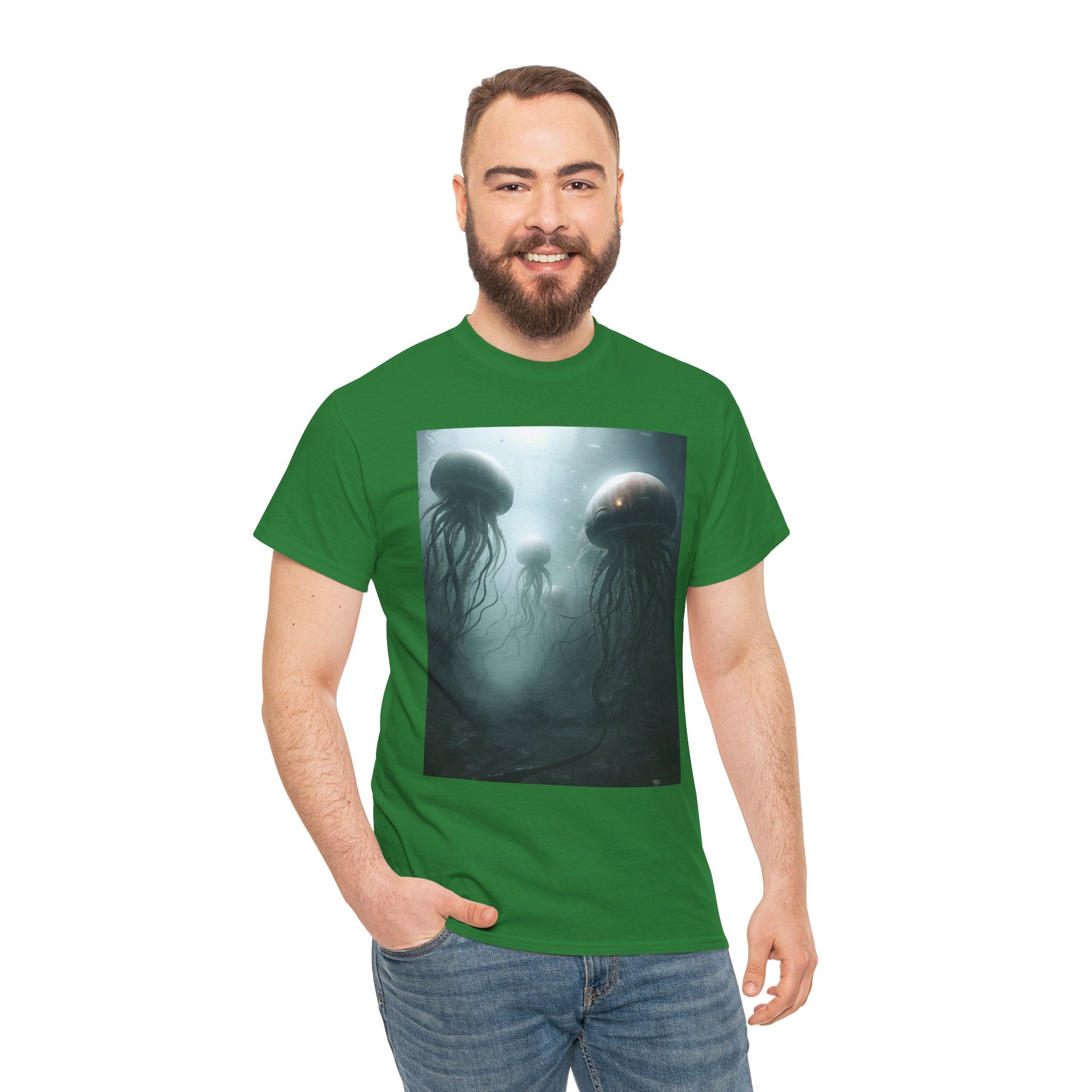 Alien Jellyfish Unisex Heavy Cotton Tee