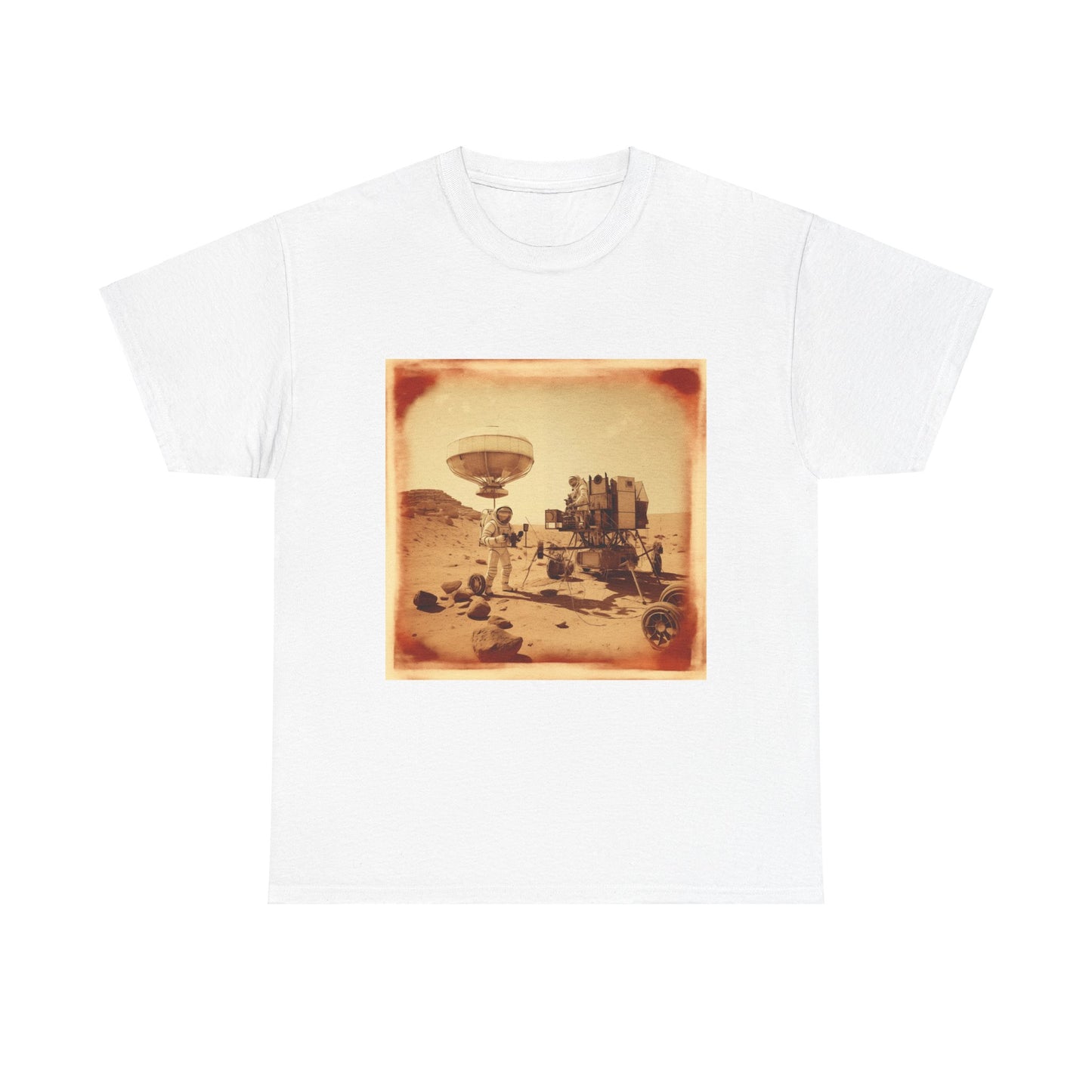 Martian Polaroid Unisex Heavy Cotton Tee