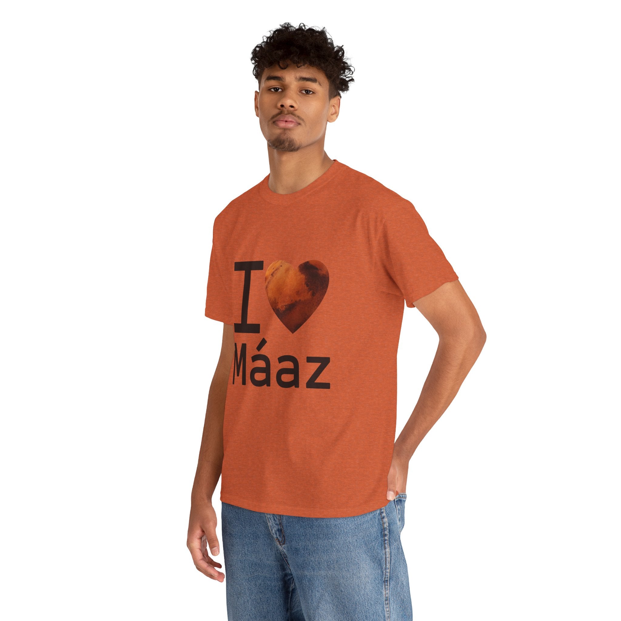 I Love Mars Unisex Heavy Cotton Tee
