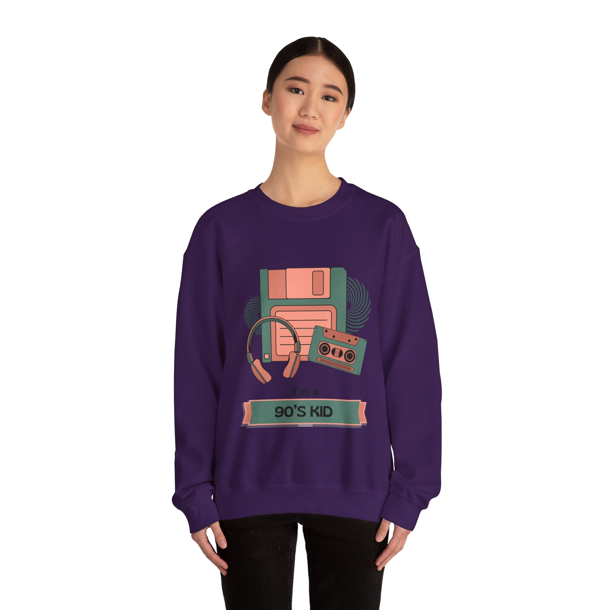 90s Kid Unisex Heavy Blend Crewneck Sweatshirt