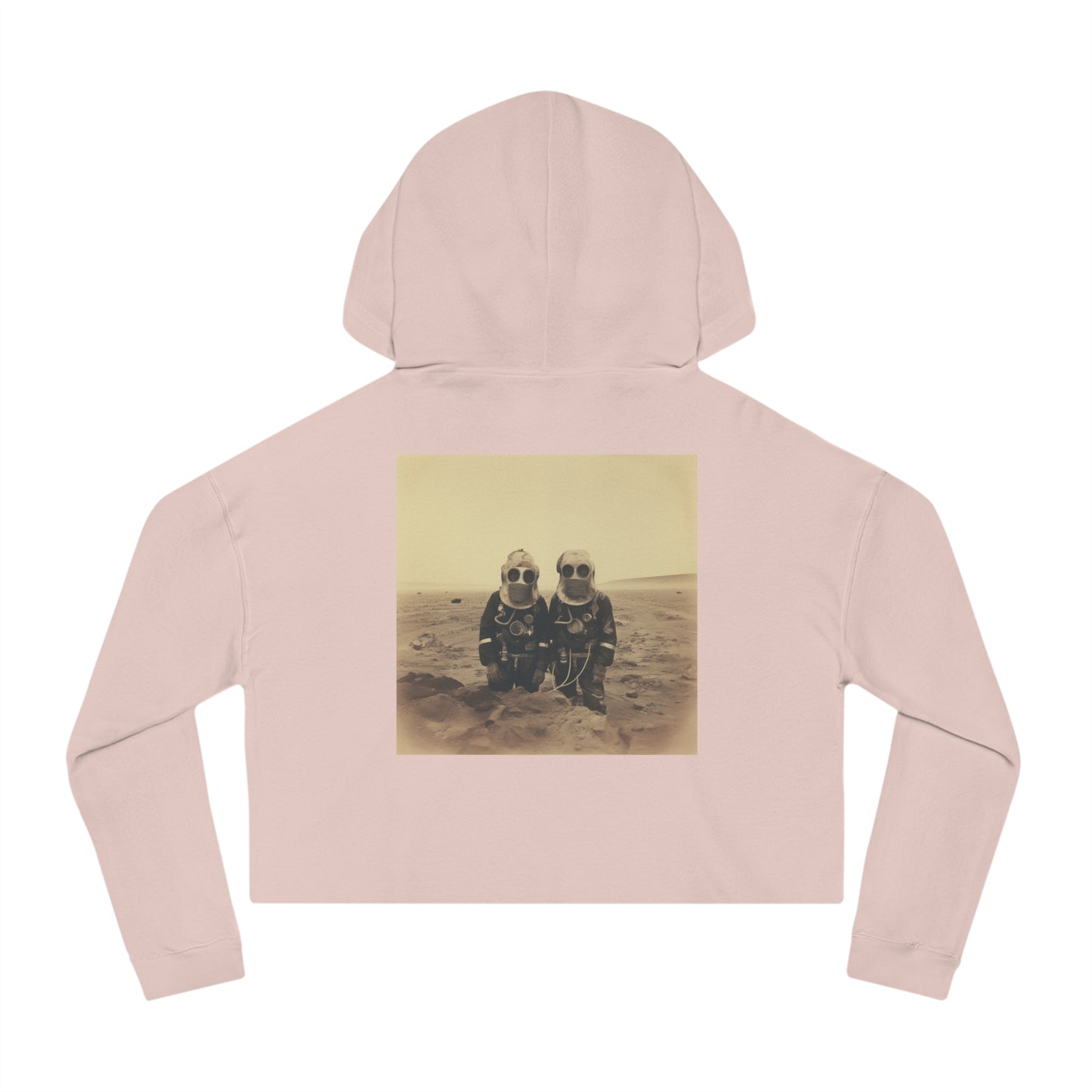 Mars Martians Women’s Cropped Hoodie - Cozy & Stylish