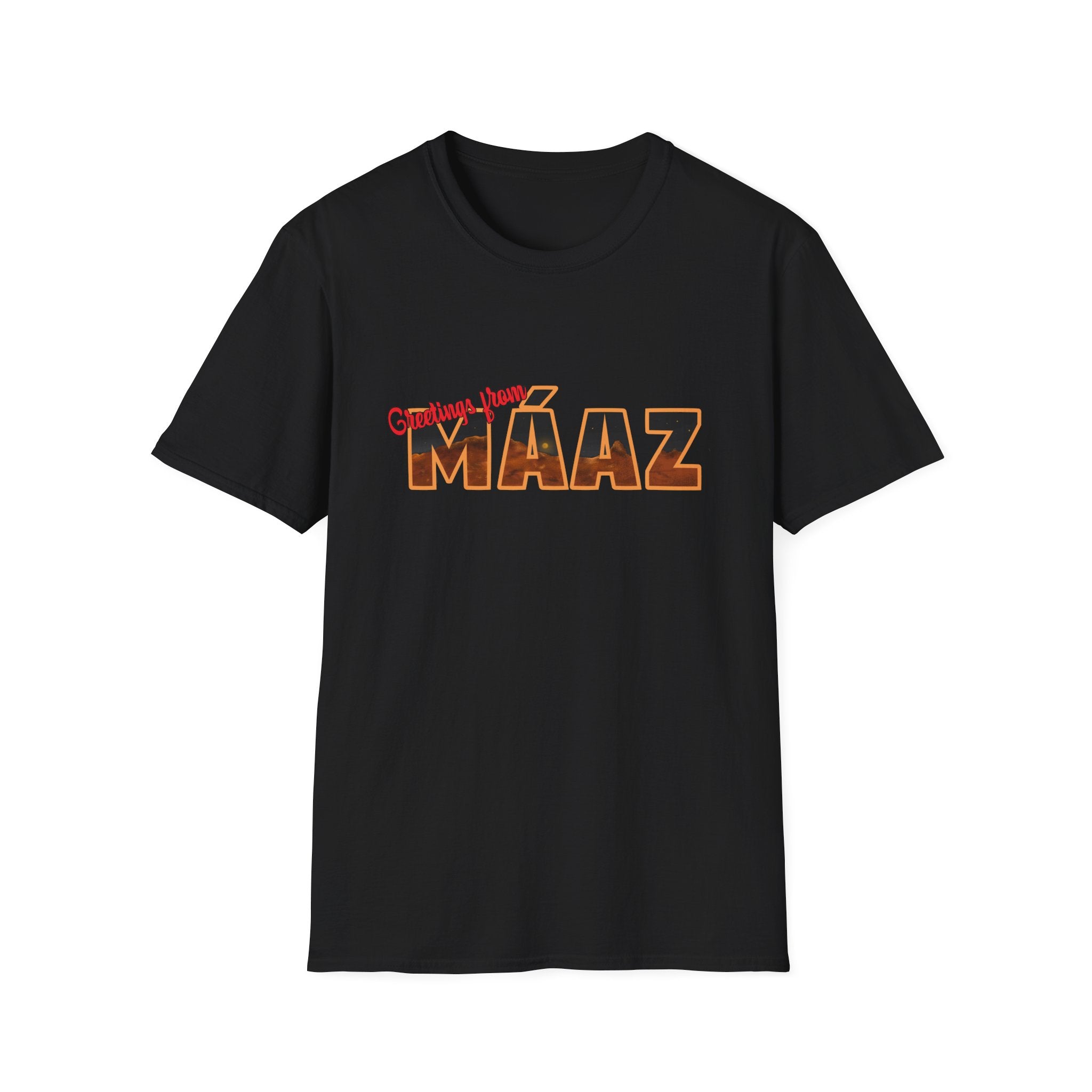 Greetings from Máaz Unisex Softstyle T-Shirt