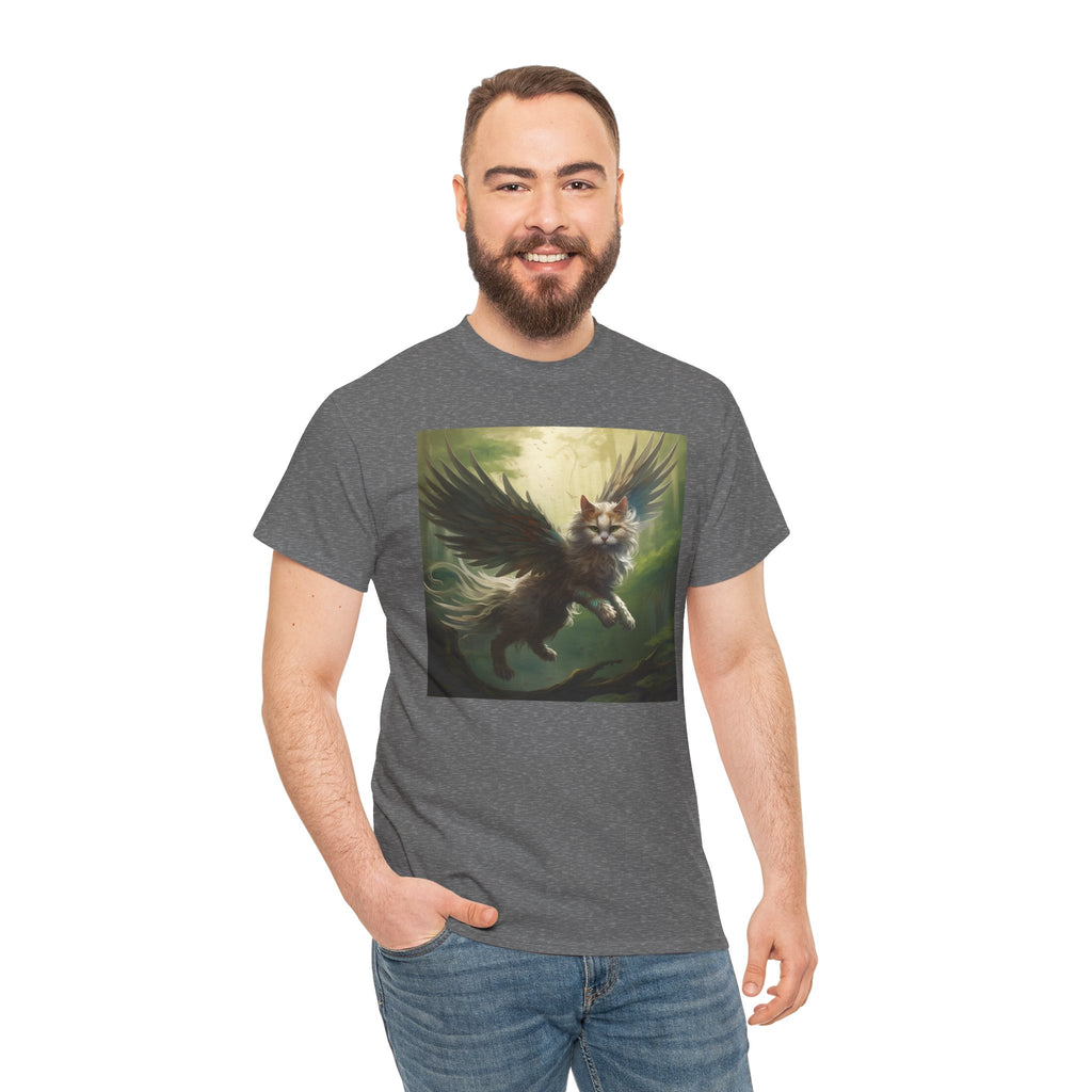 Fantasy Cat Unisex Heavy Cotton Tee