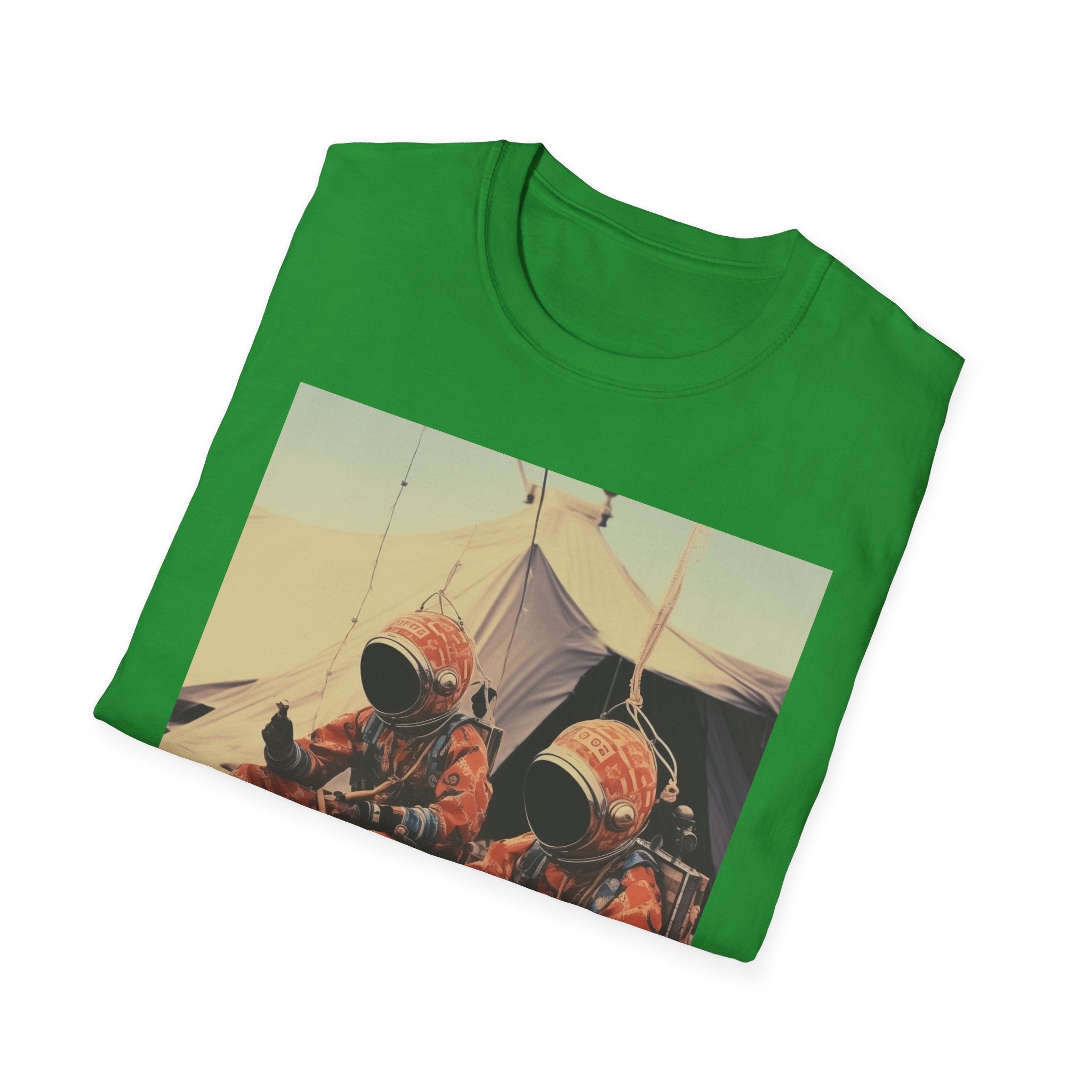 Martian African Print Unisex Softstyle T-Shirt