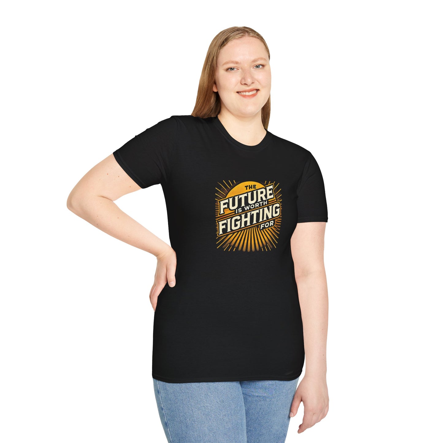 Future is Worth Fighting For Unisex Softstyle T-Shirt