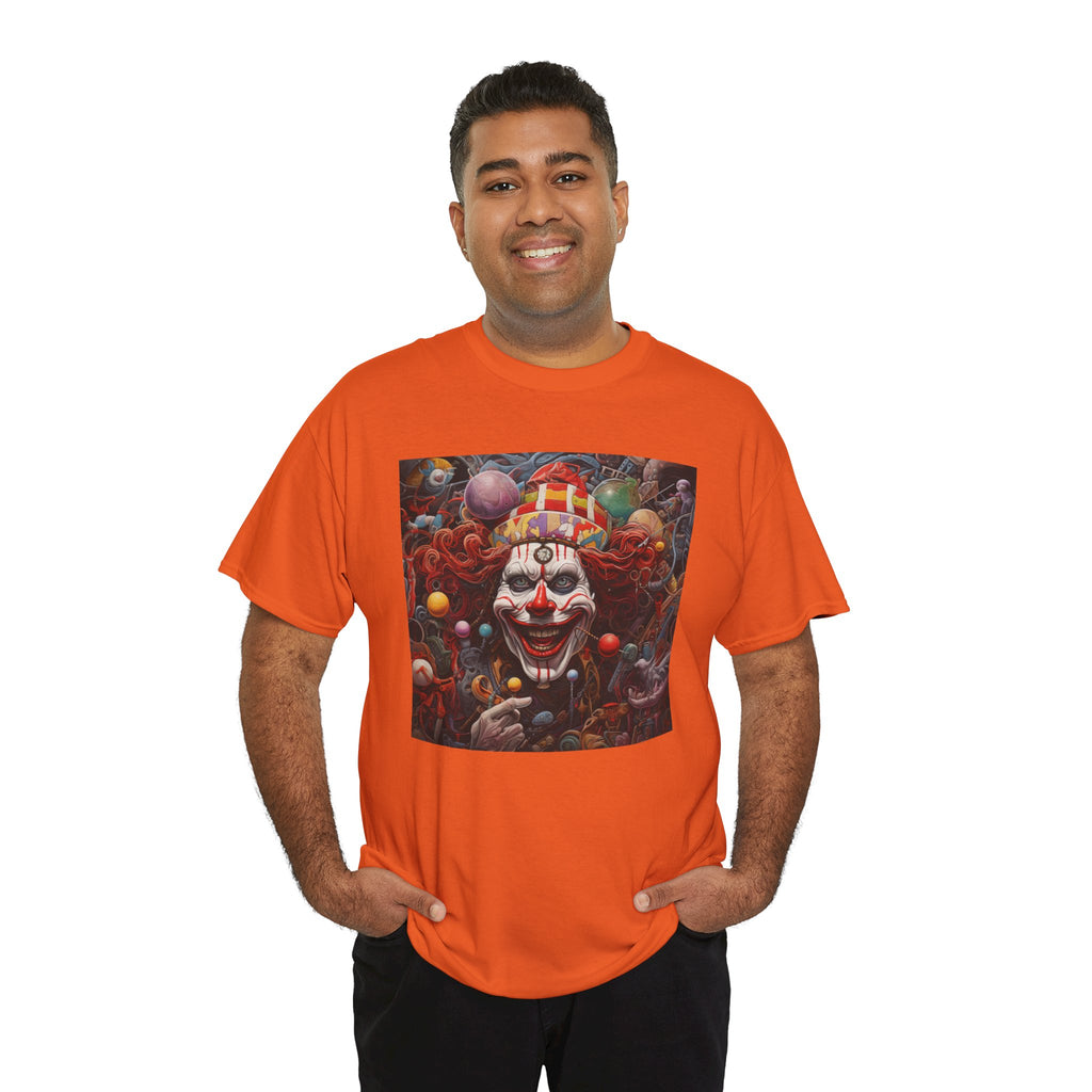 Clown Mutiny Face Unisex Heavy Cotton Tee