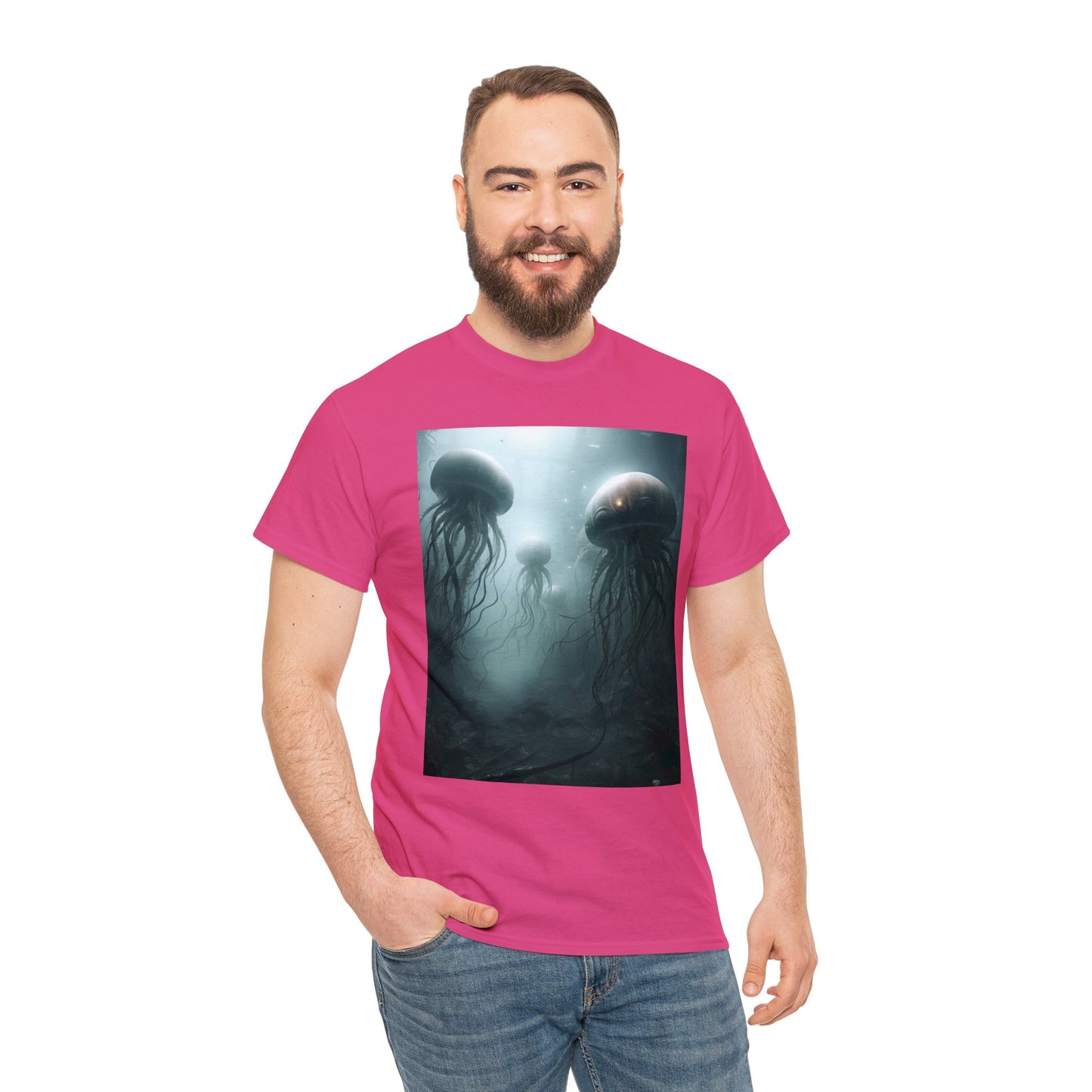 Alien Jellyfish Unisex Heavy Cotton Tee