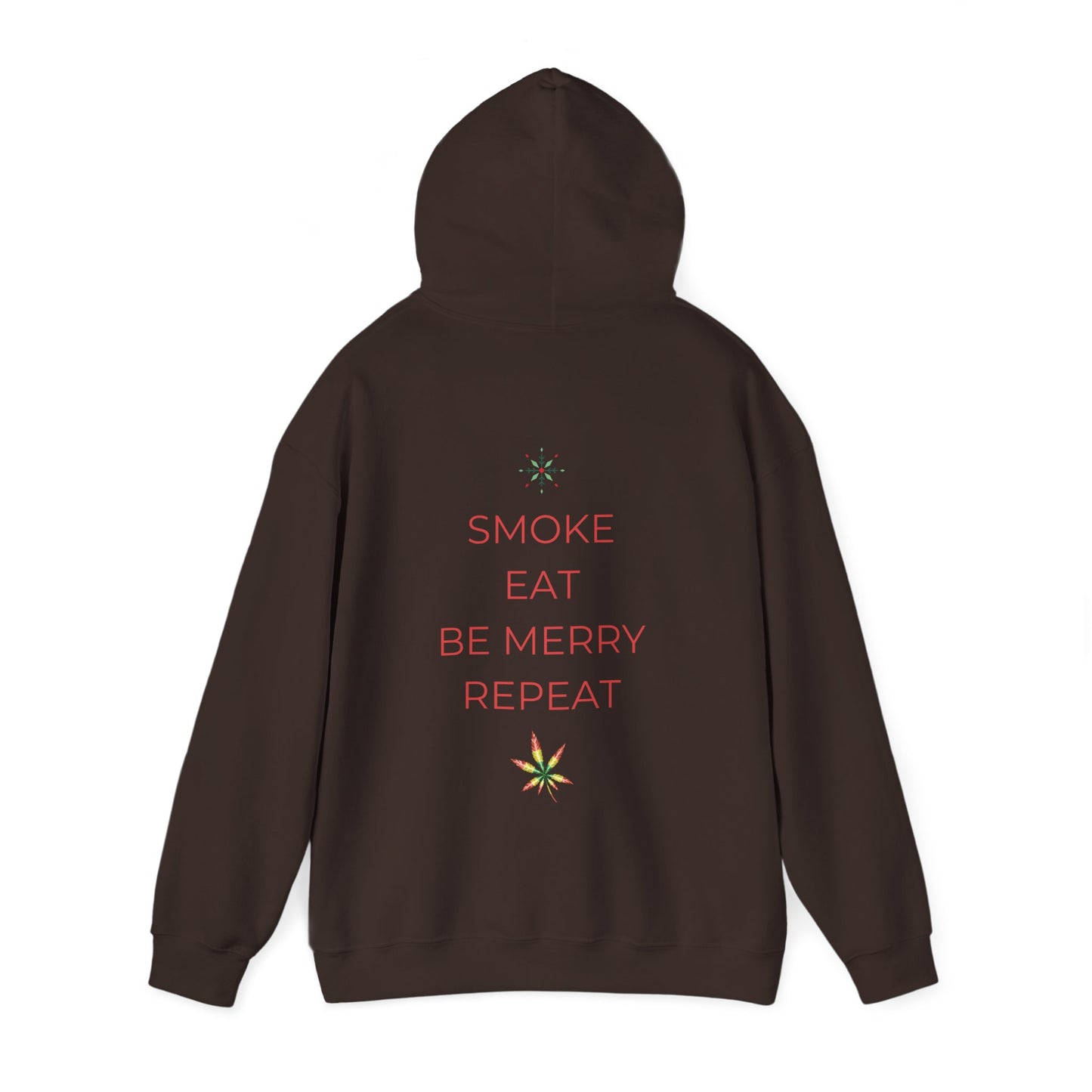 Eat Repeat Holiday Unisex Heavy Blend Hooded Sweatshirt