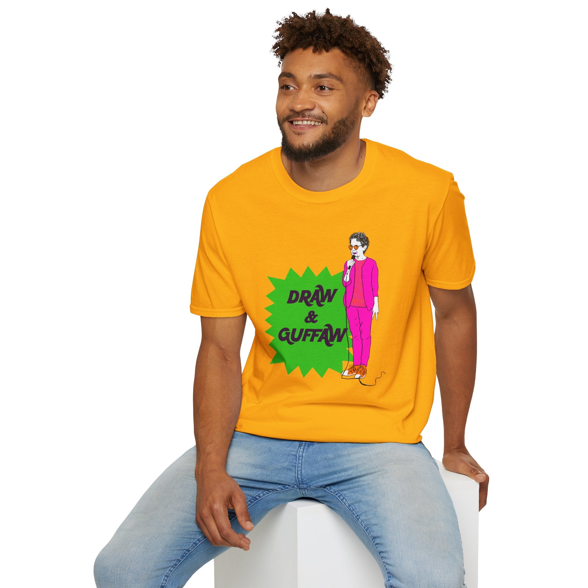 Draw and Guffaw Unisex Softstyle T-Shirt