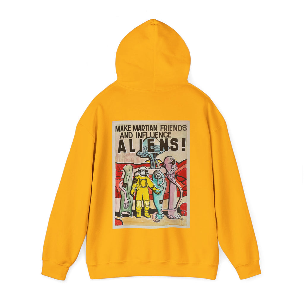 Mars Aliens Unisex Heavy Blend Hooded Sweatshirt