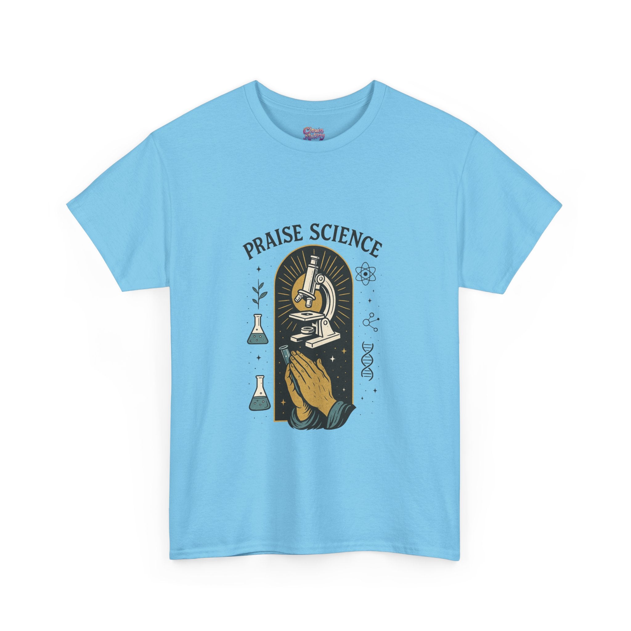Praise Science Unisex Heavy Cotton Tee - Science Lover's T-Shirt for Educators and Students