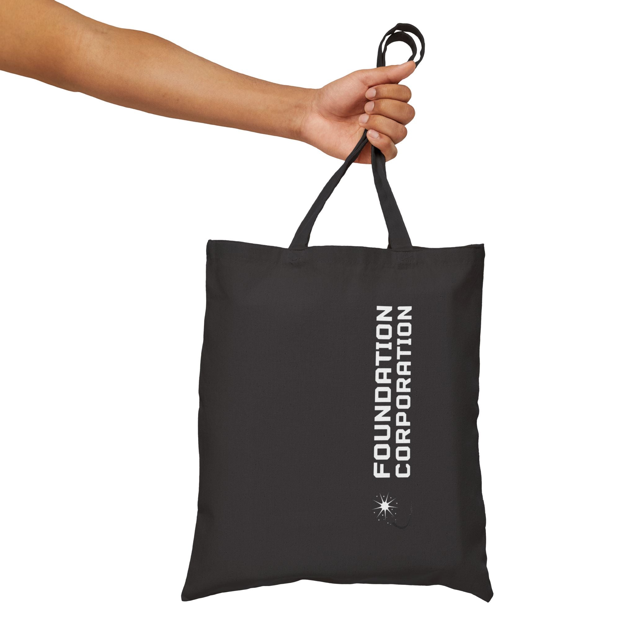 Foundation Corporation Issue Eco-Friendly Cotton Canvas Tote Bag - Perfect for Everyday Use, Beach Days, Shopping, Gifts & More