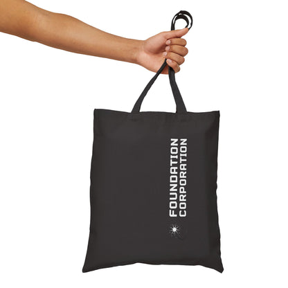 Foundation Corporation Issue Eco-Friendly Cotton Canvas Tote Bag - Perfect for Everyday Use, Beach Days, Shopping, Gifts & More