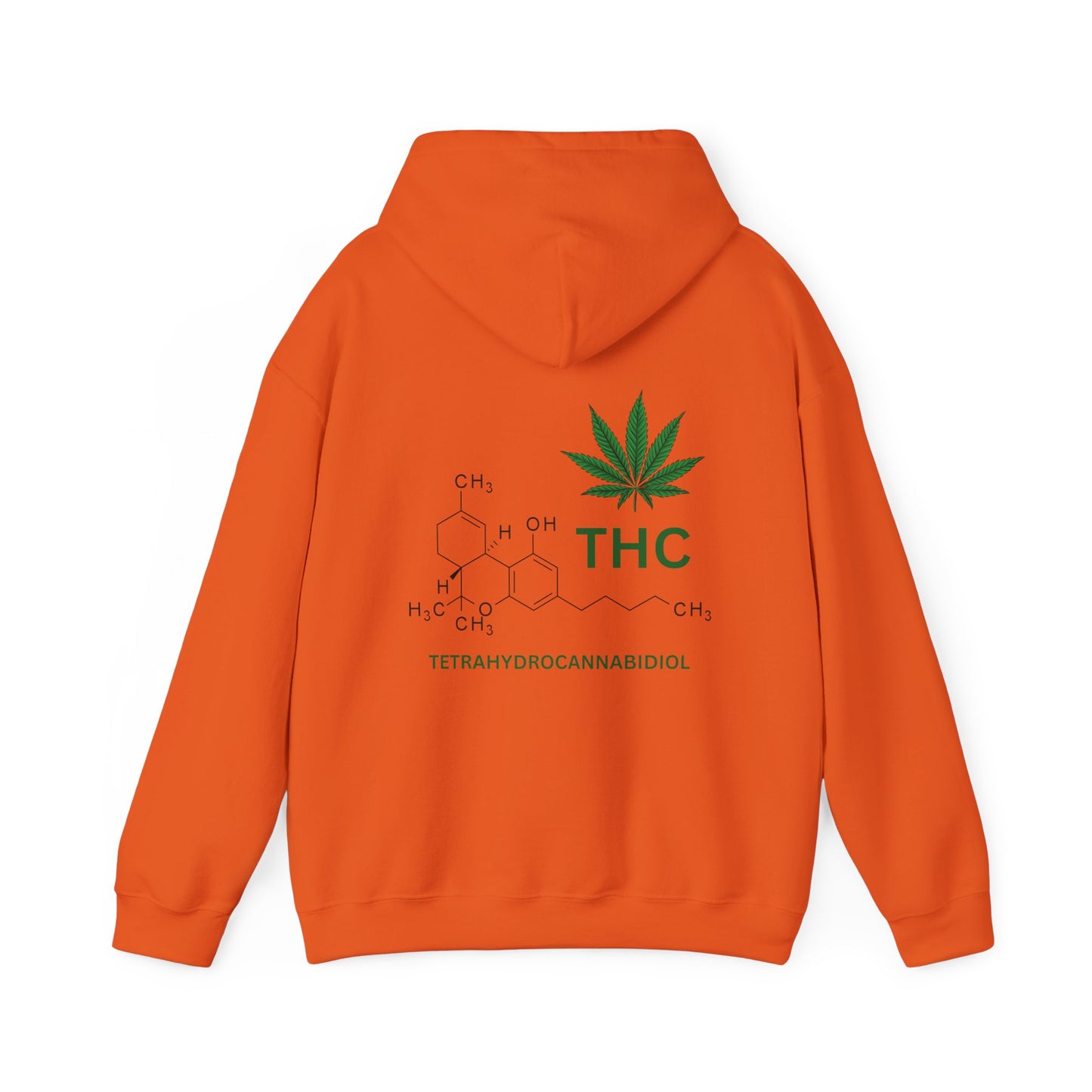 THC Molecule Unisex Heavy Blend Hooded Sweatshirt