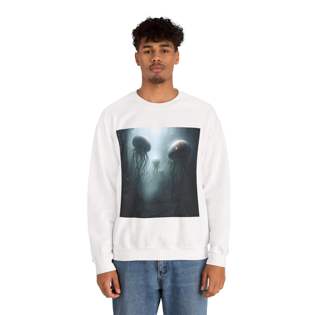 Alien Jellyfish Unisex Heavy Blend Crewneck Sweatshirt