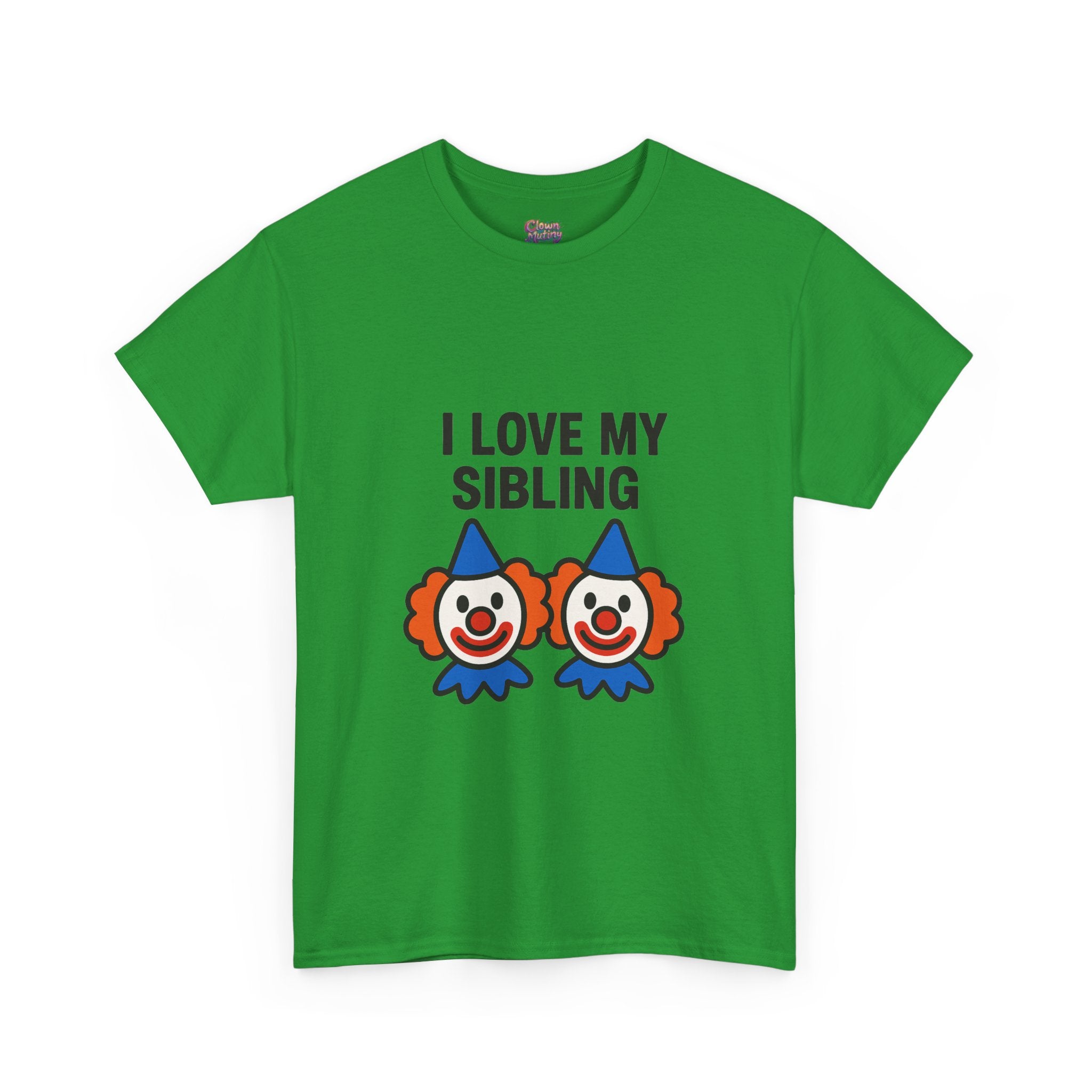 Funny Clown Sibling Love Unisex Cotton Tee
