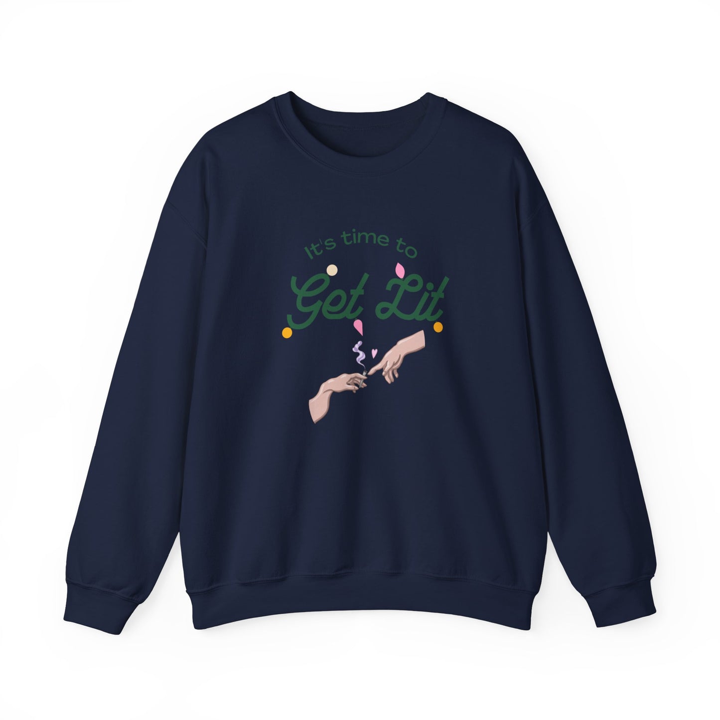 Get Lit Unisex Heavy Blend Crewneck Sweatshirt