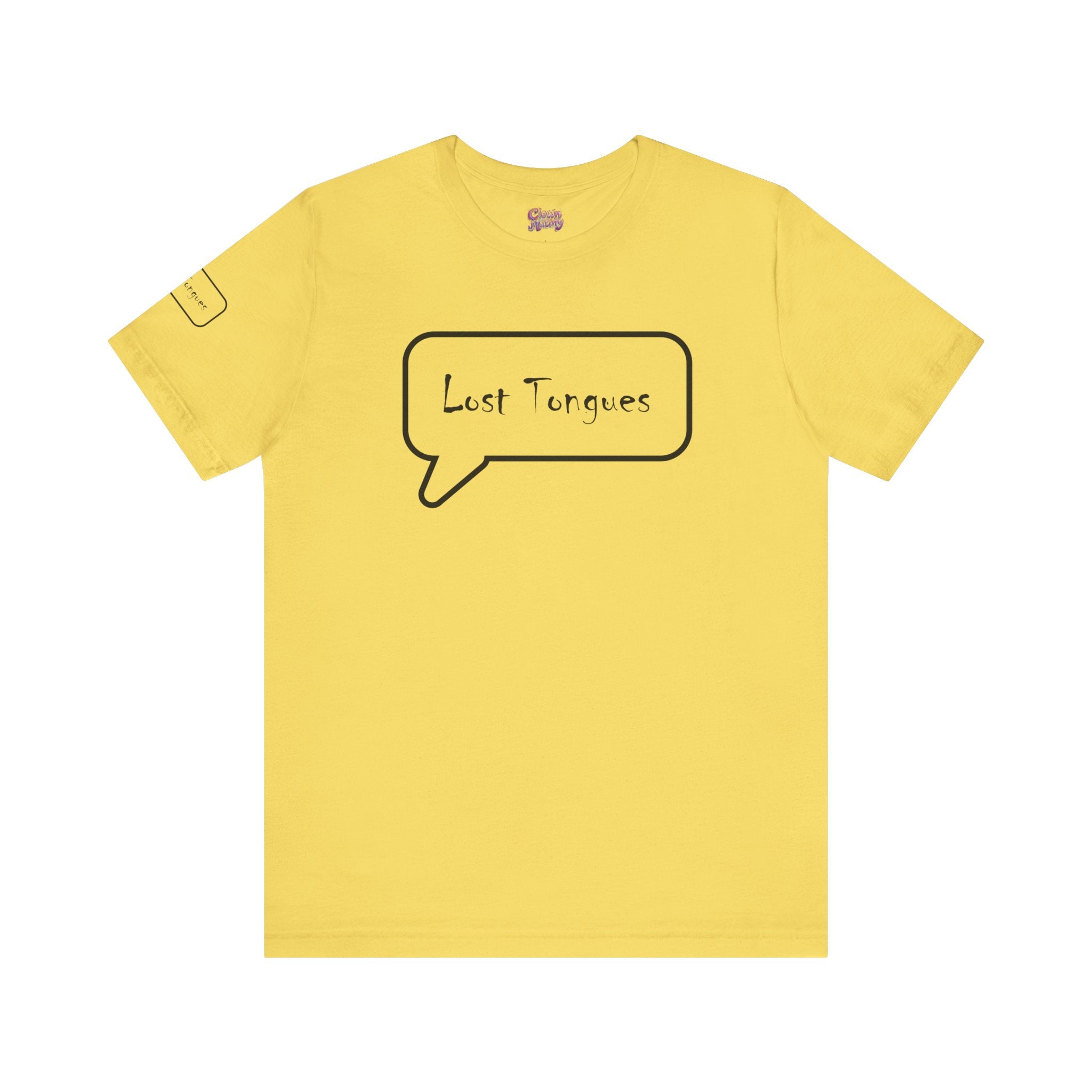 Lost Tongues Unisex Jersey Short Sleeve Tee