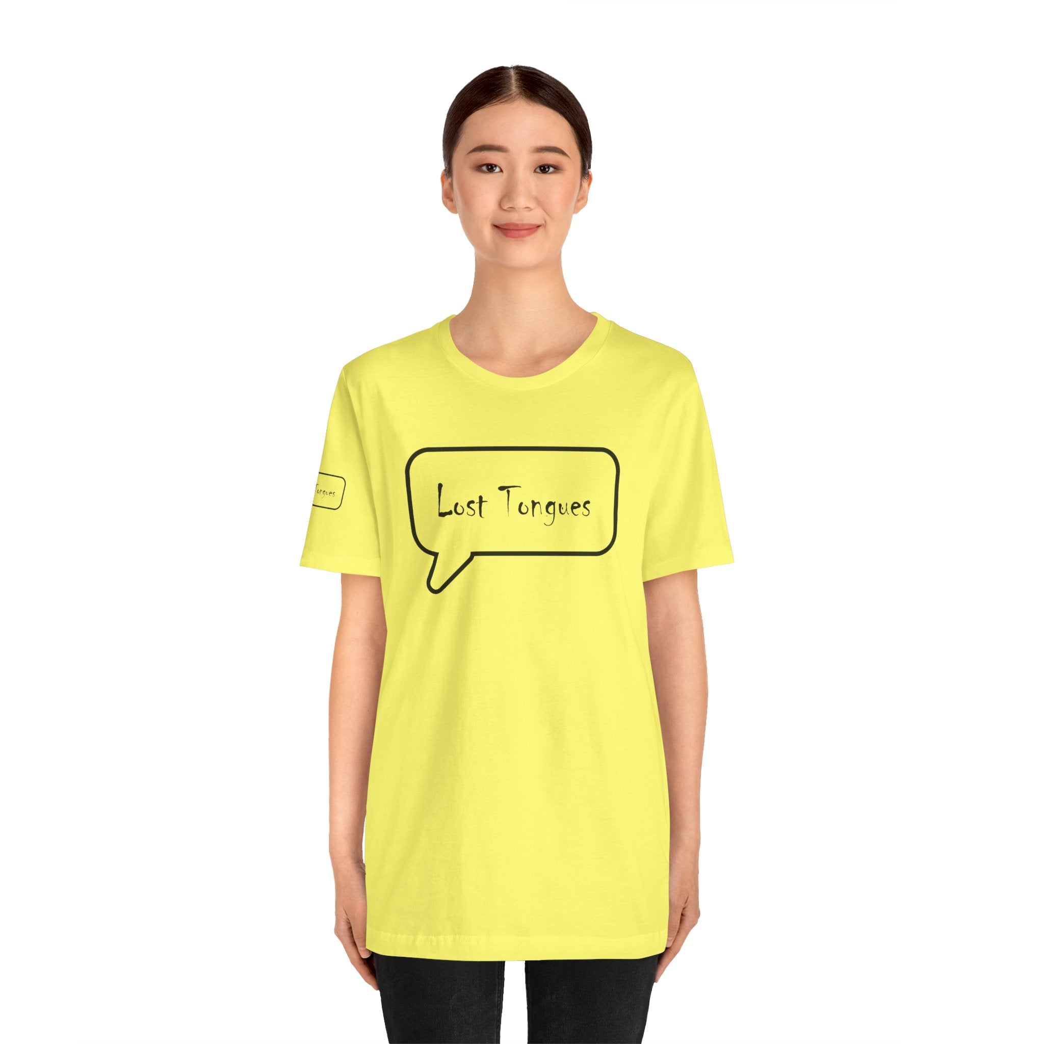 Lost Tongues Unisex Jersey Short Sleeve Tee