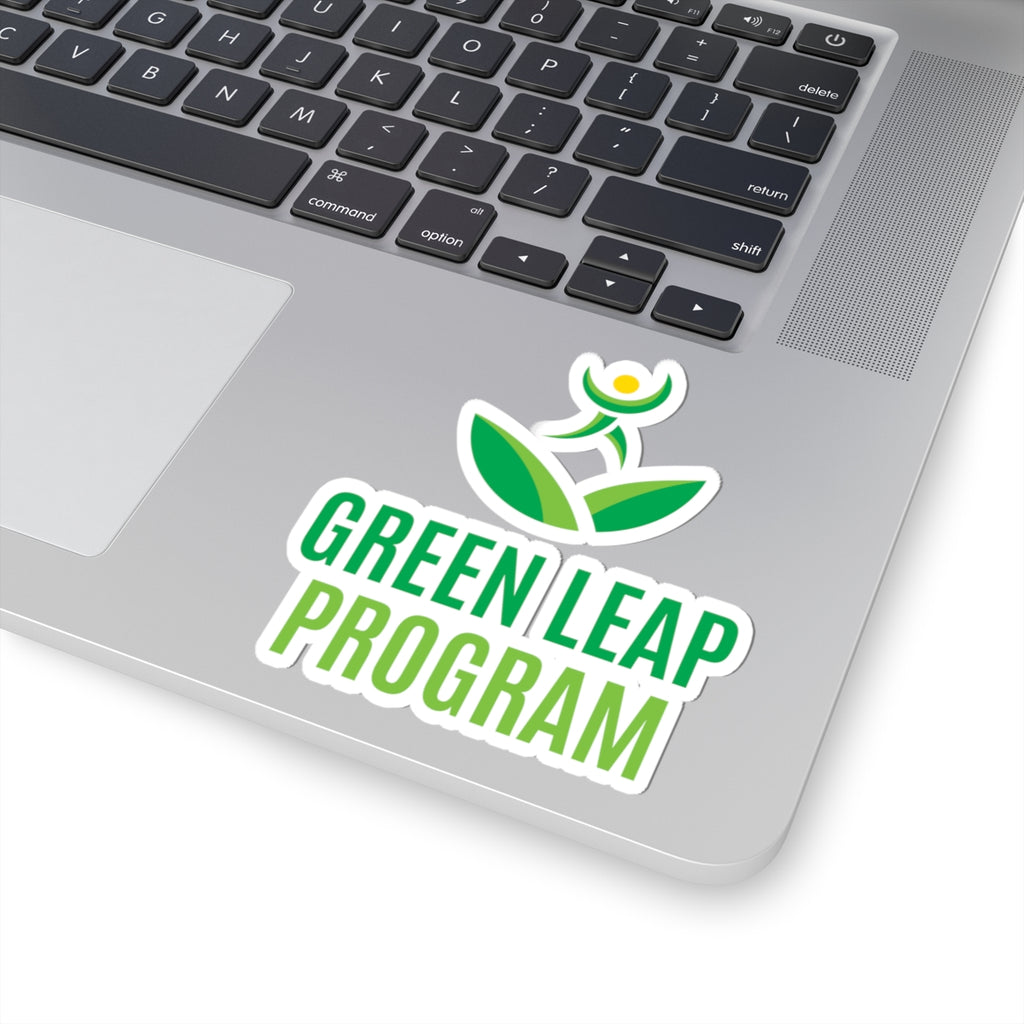 Green Leap Kiss-Cut Stickers