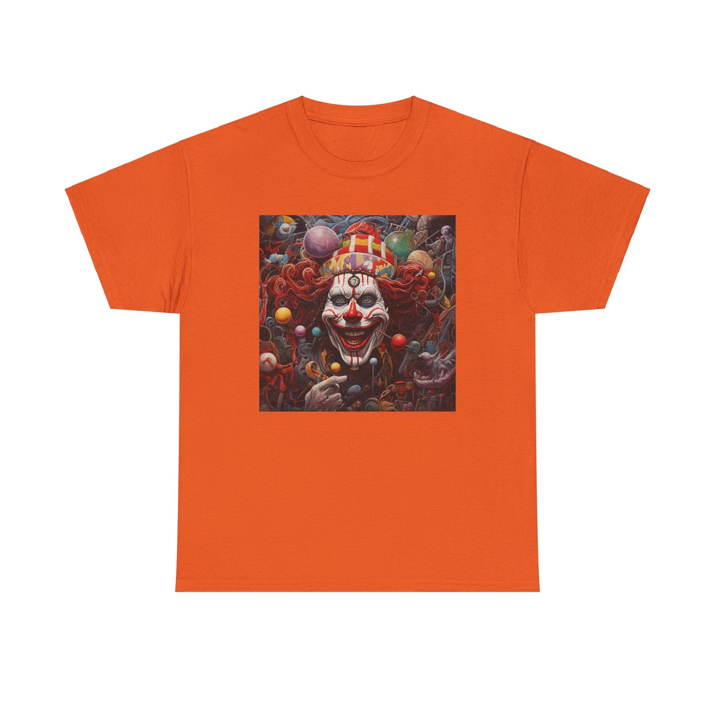 Clown Mutiny Face Unisex Heavy Cotton Tee