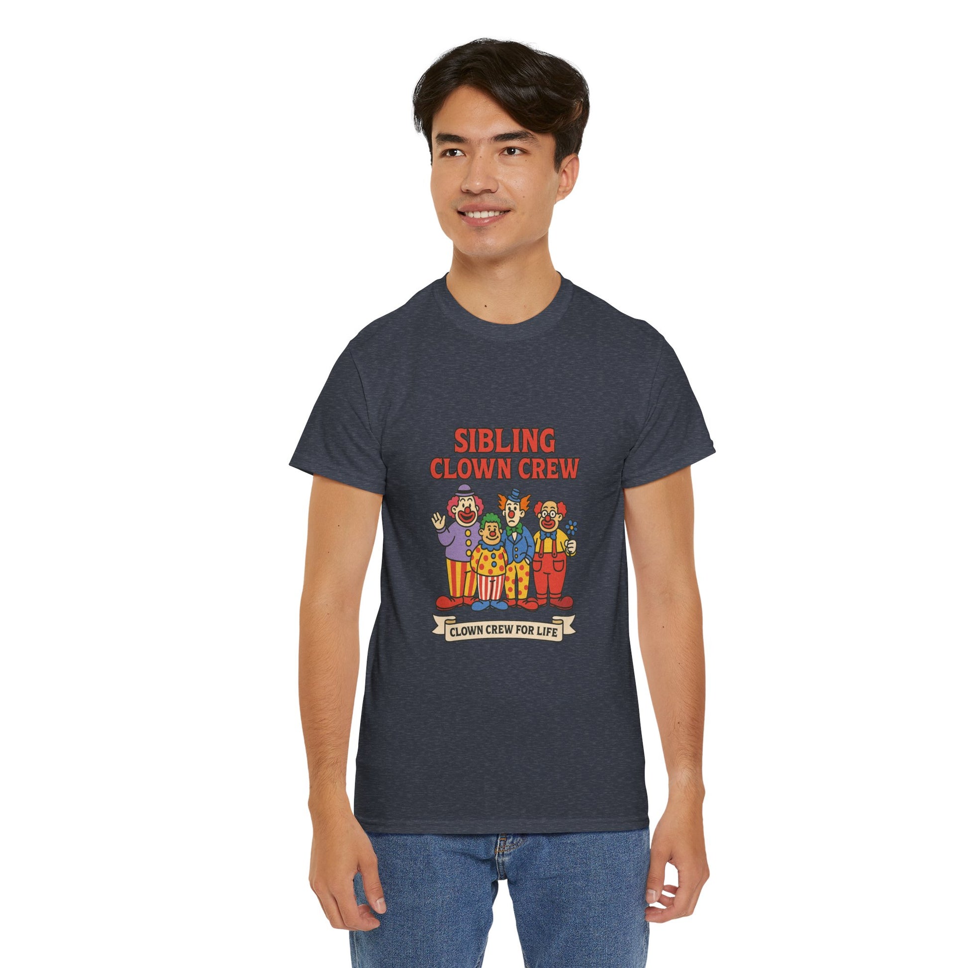 Clown Siblings Unisex Heavy Cotton Tee