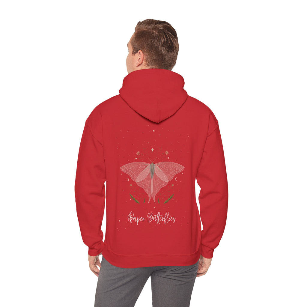 Paper Butterflies Fancy Unisex Heavy Blend Hooded Sweatshirt