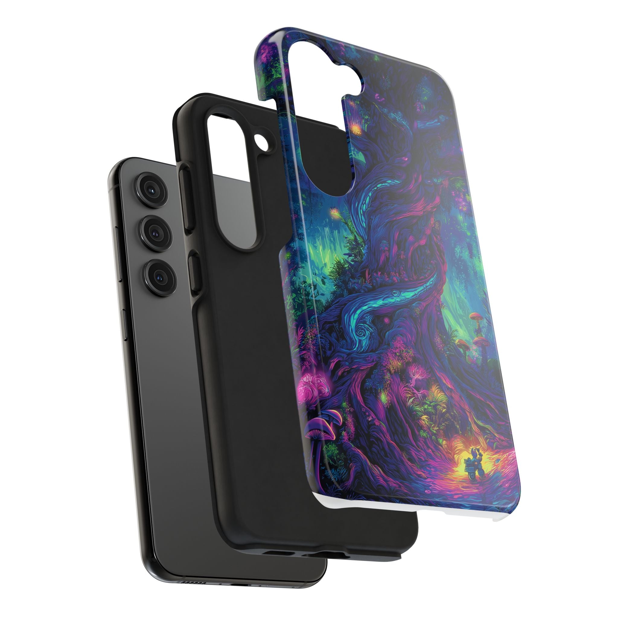 Psychedelic Tree Tough Phone Cases