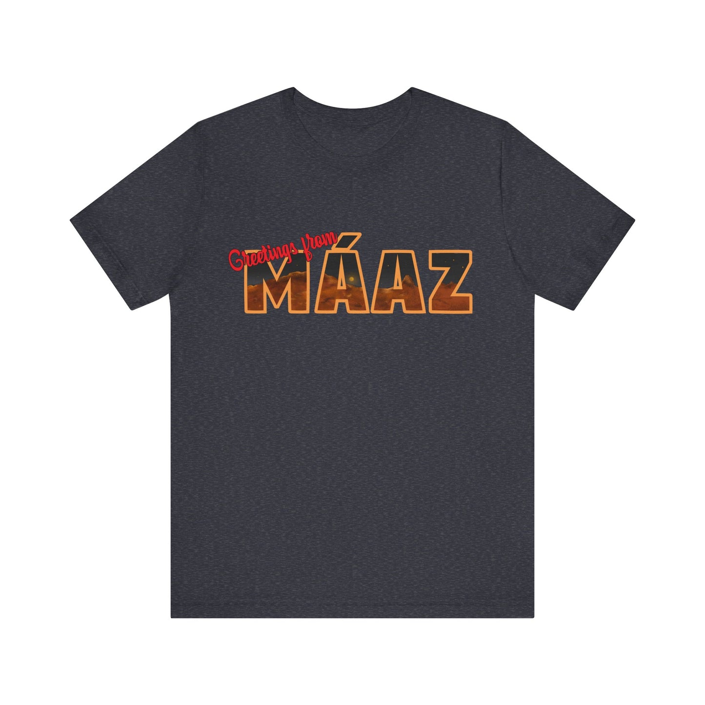 Greetings from Máaz Unisex Jersey Short Sleeve Tee