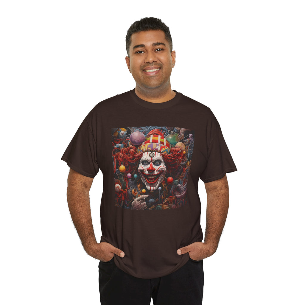Clown Mutiny Face Unisex Heavy Cotton Tee