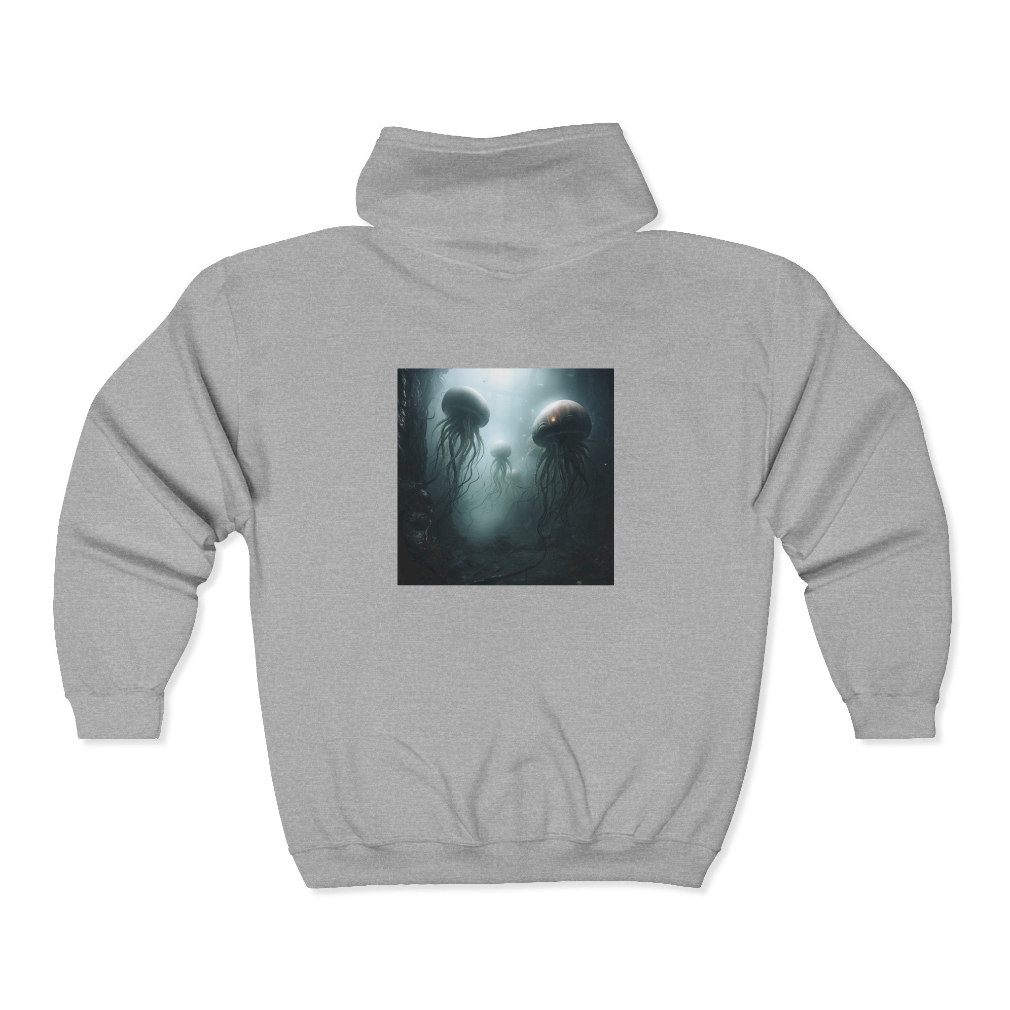 Alien Jellyfish Unisex Heavy Blend Full Zip Hooded Sweatshirt