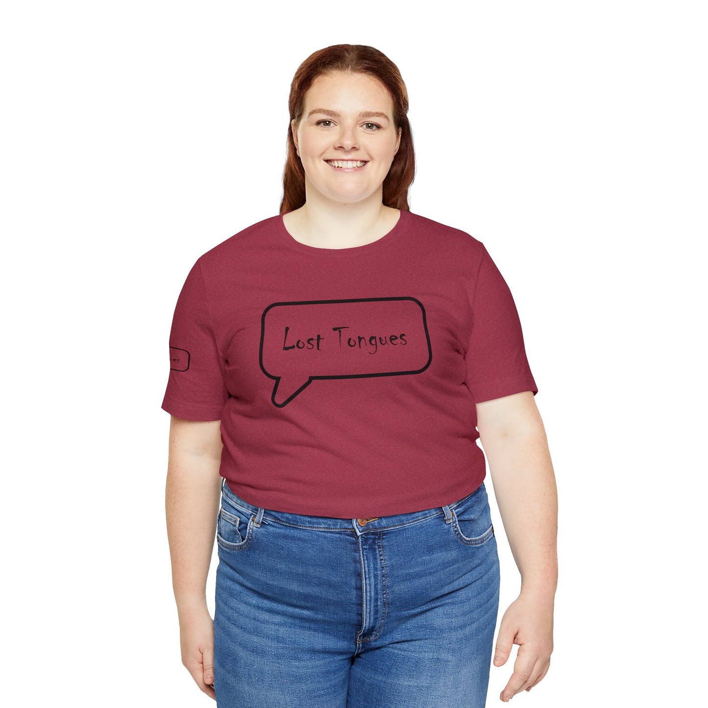 Lost Tongues Unisex Jersey Short Sleeve Tee