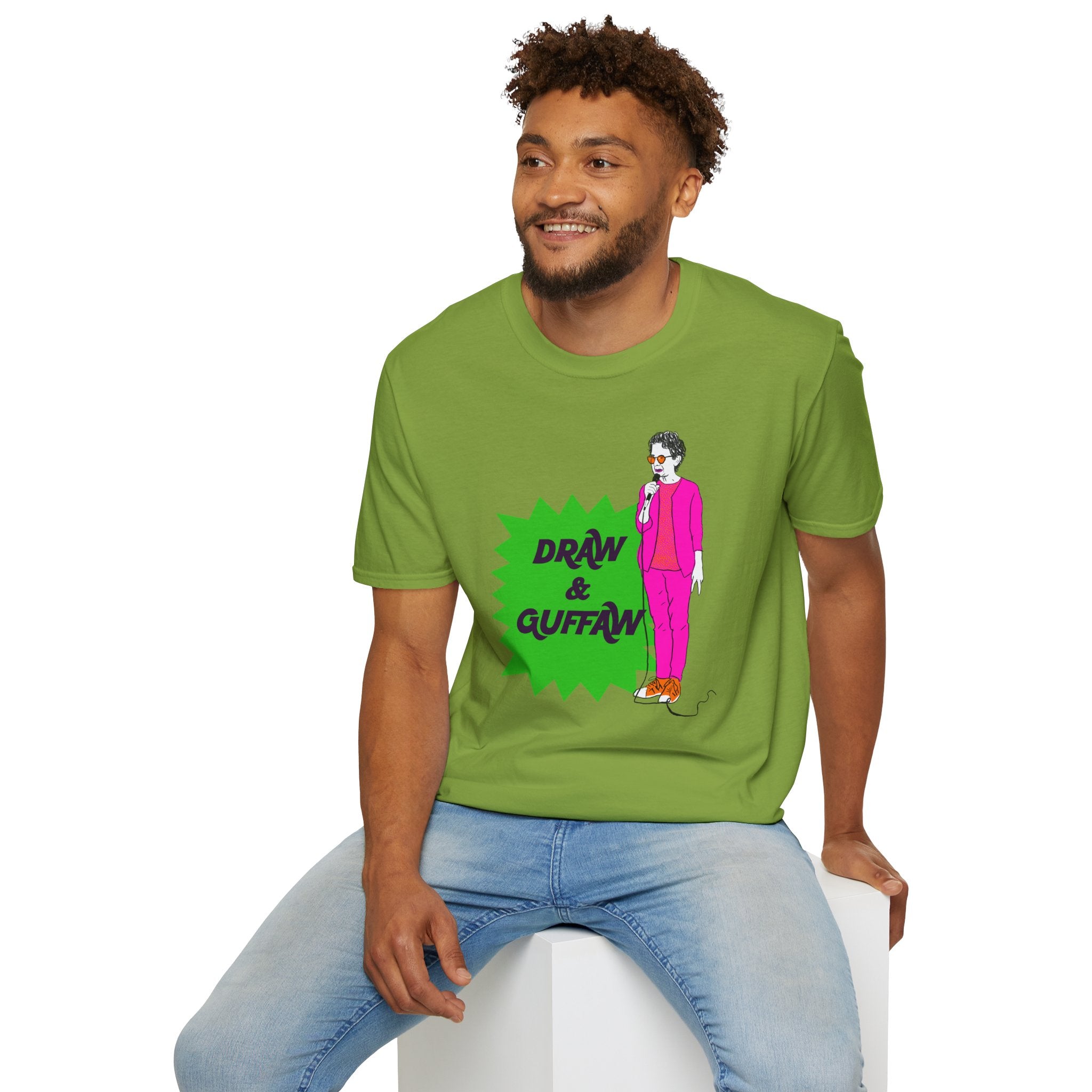 Draw and Guffaw Unisex Softstyle T-Shirt