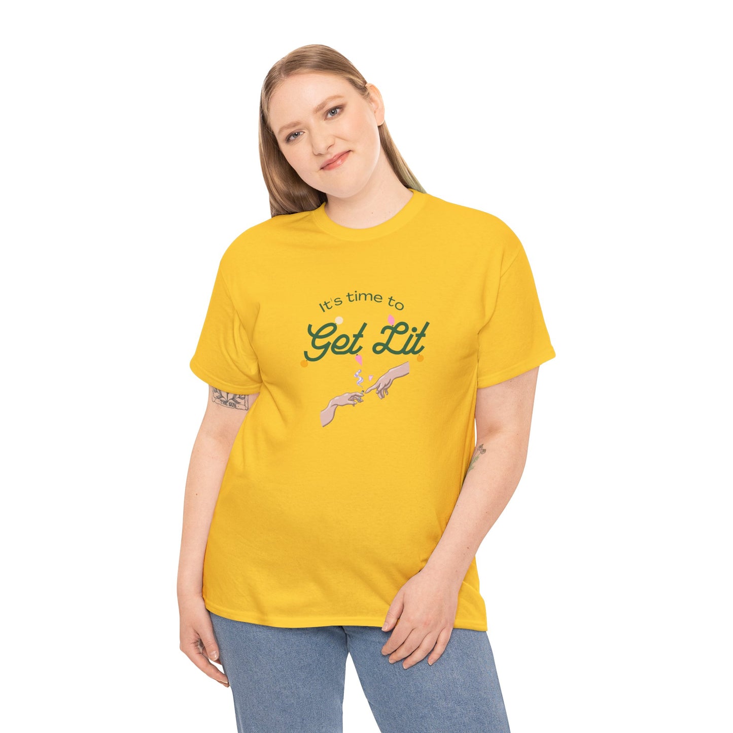 Get Lit Holiday Unisex Heavy Cotton Tee