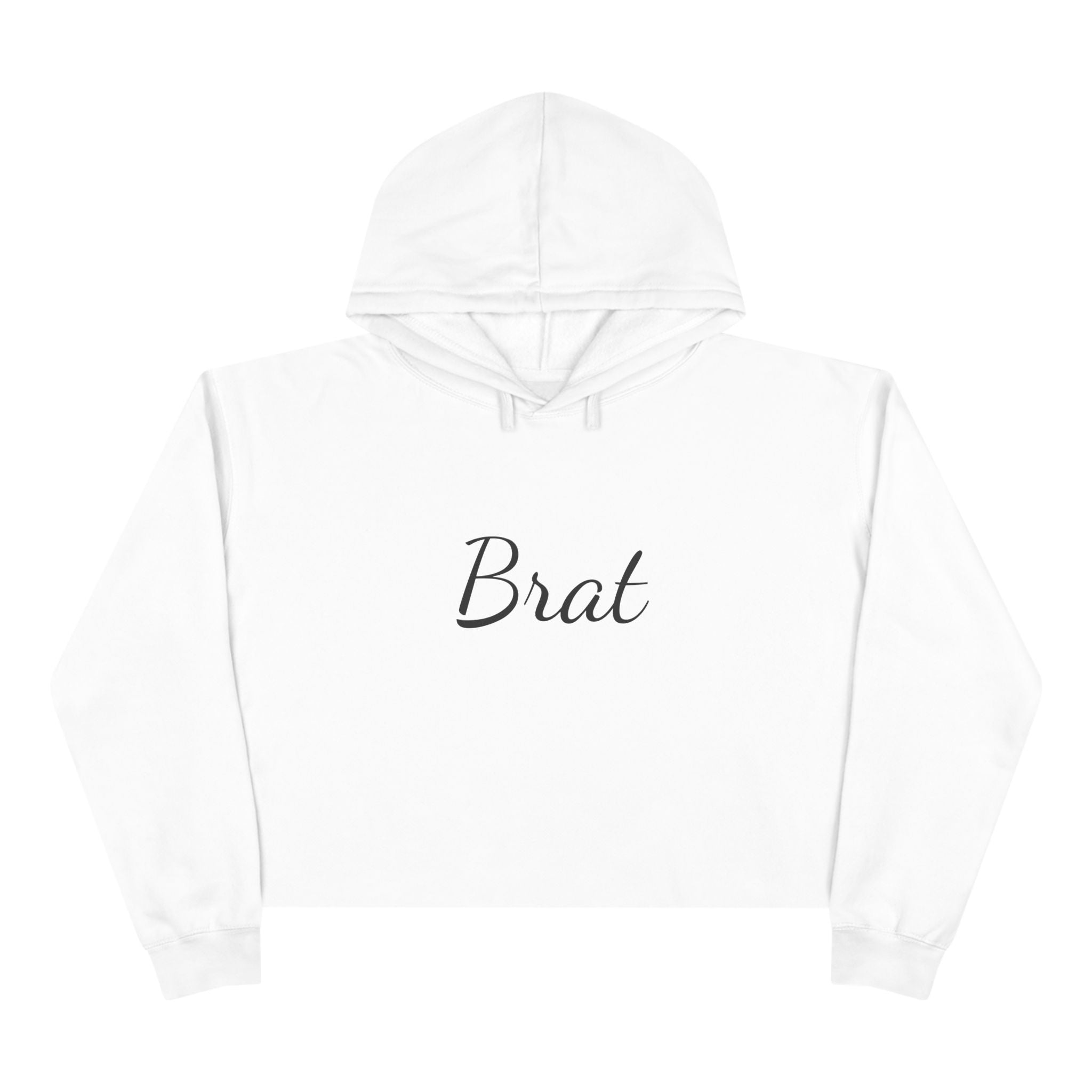 Brat XCX Crop Hoodie - Brat Design for Fashion-Forward Individuals
