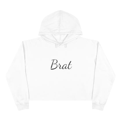 Brat XCX Crop Hoodie - Brat Design for Fashion-Forward Individuals
