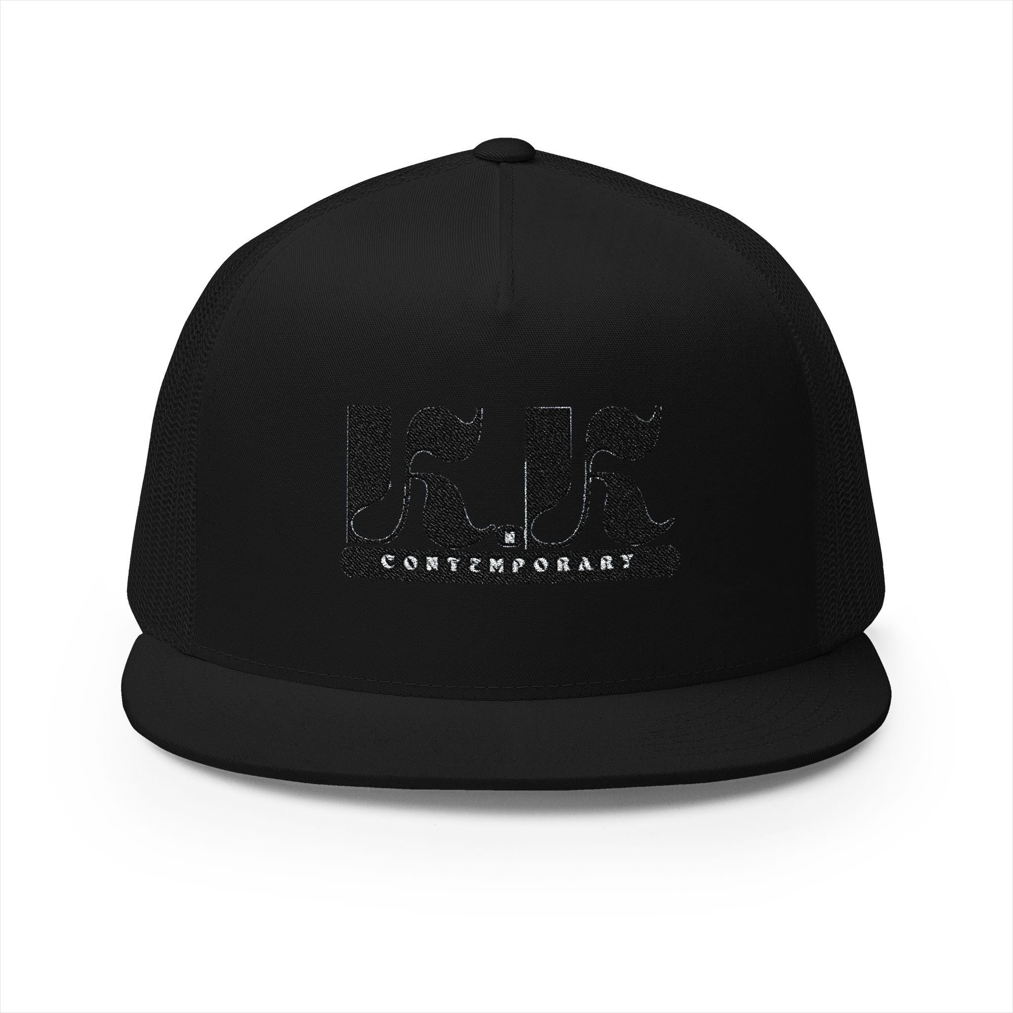 KnK Contemporary Stylish Embroidered 5 Panel Trucker Cap