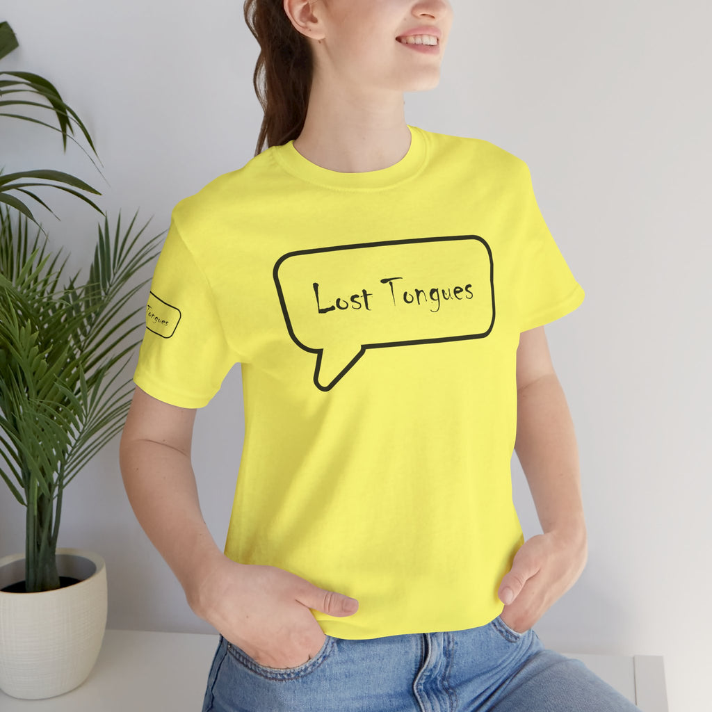 Lost Tongues Unisex Jersey Short Sleeve Tee