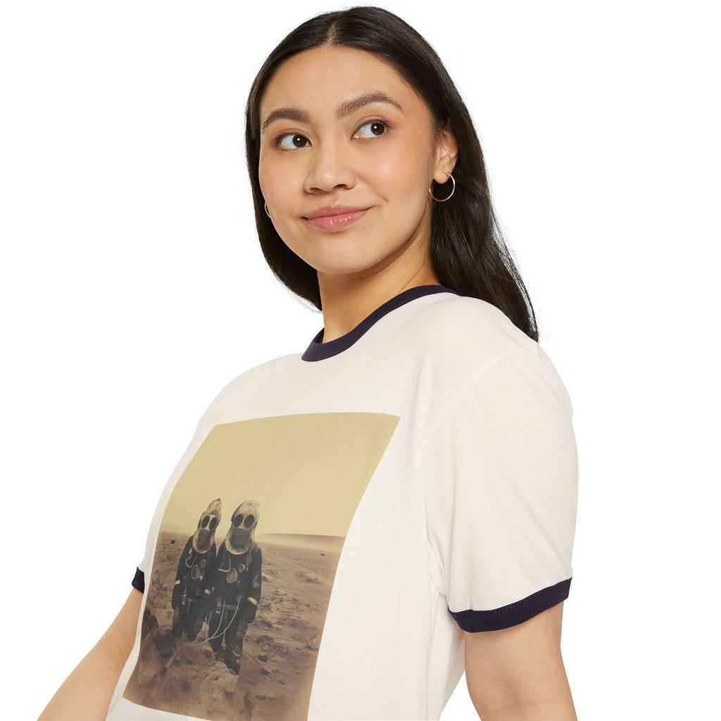 Mars Martians Unisex Cotton Ringer T-Shirt