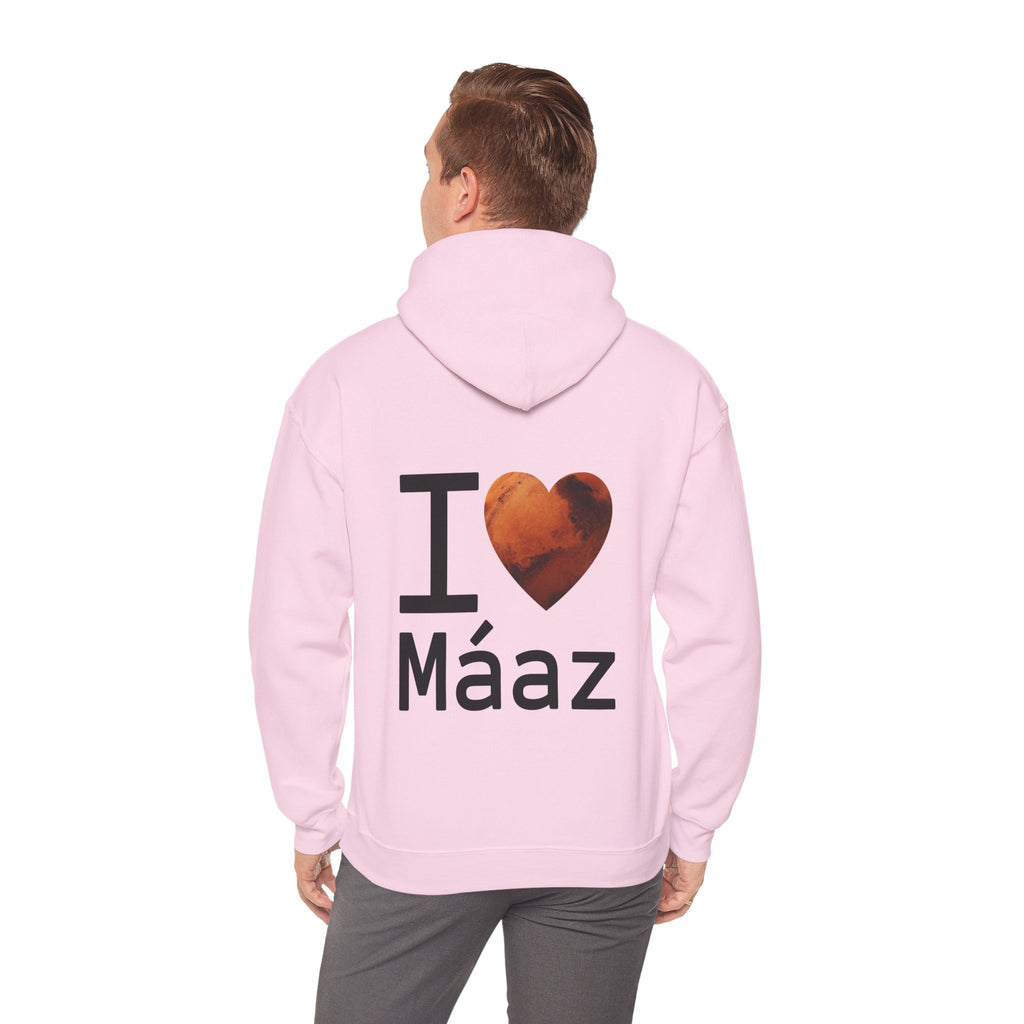 I Love Mars Unisex Heavy Blend Hooded Sweatshirt