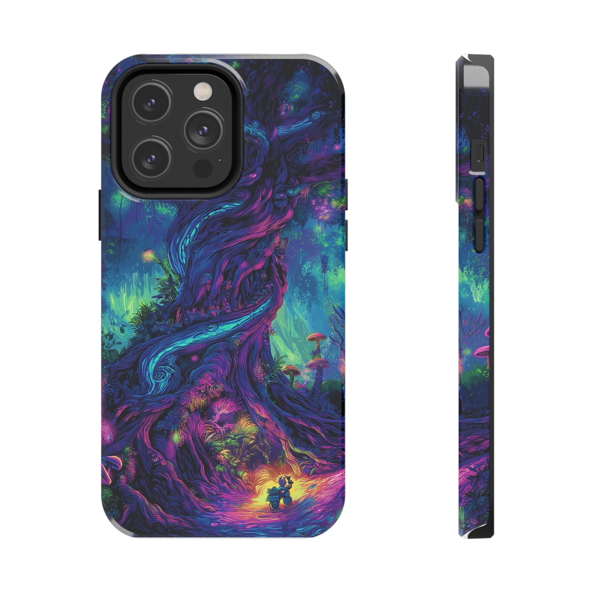 Psychedelic Tree Tough Phone Cases