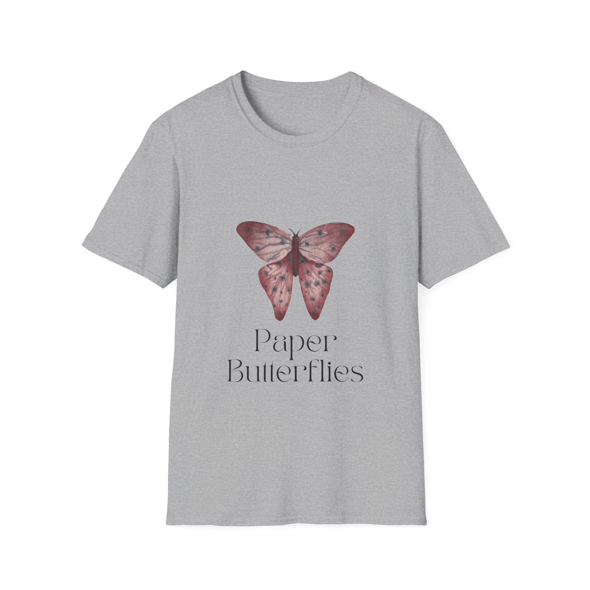 Paper Butterflies Unisex Softstyle T-Shirt